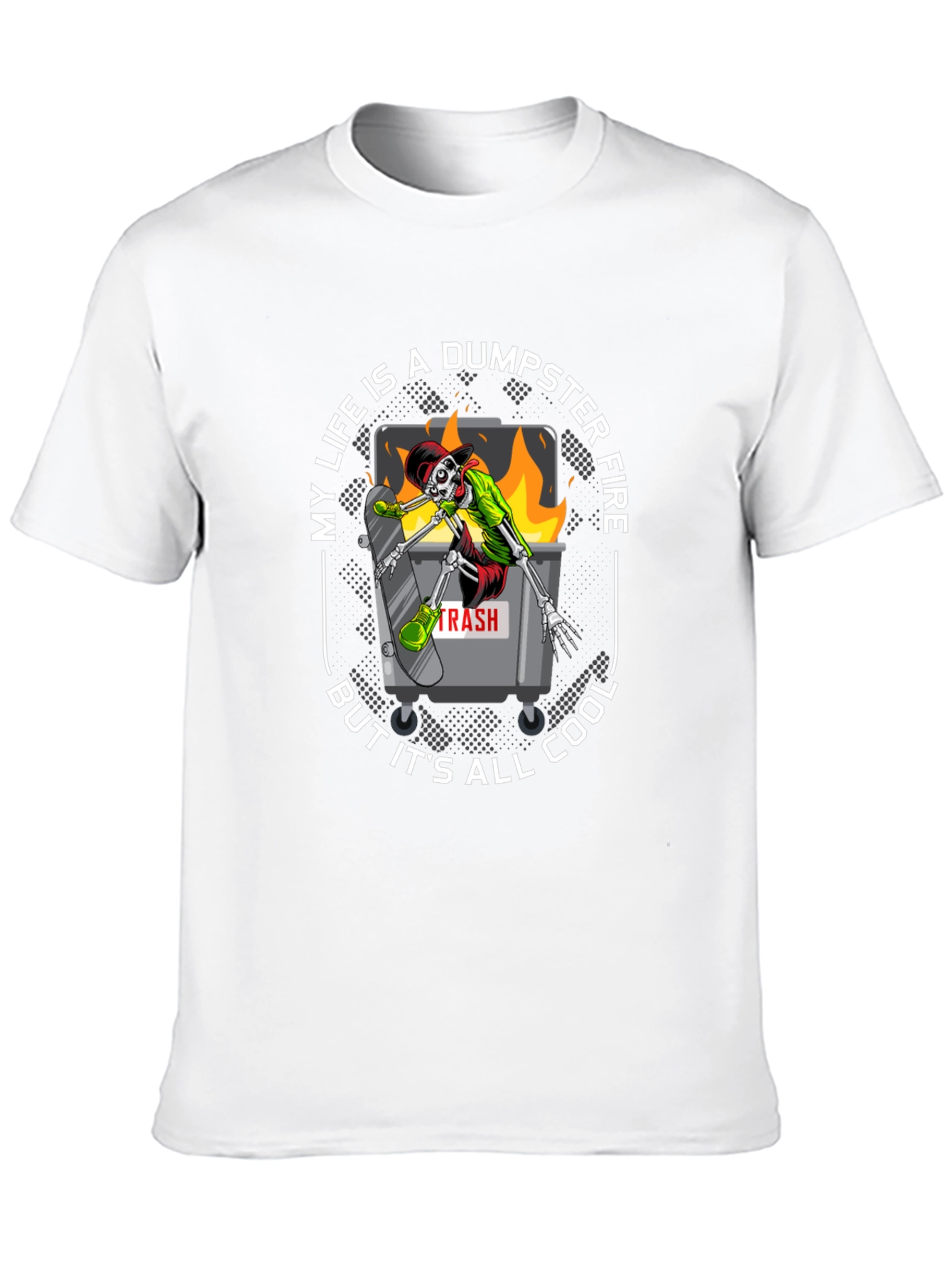 Dumpster Fire Cool T-Shirt