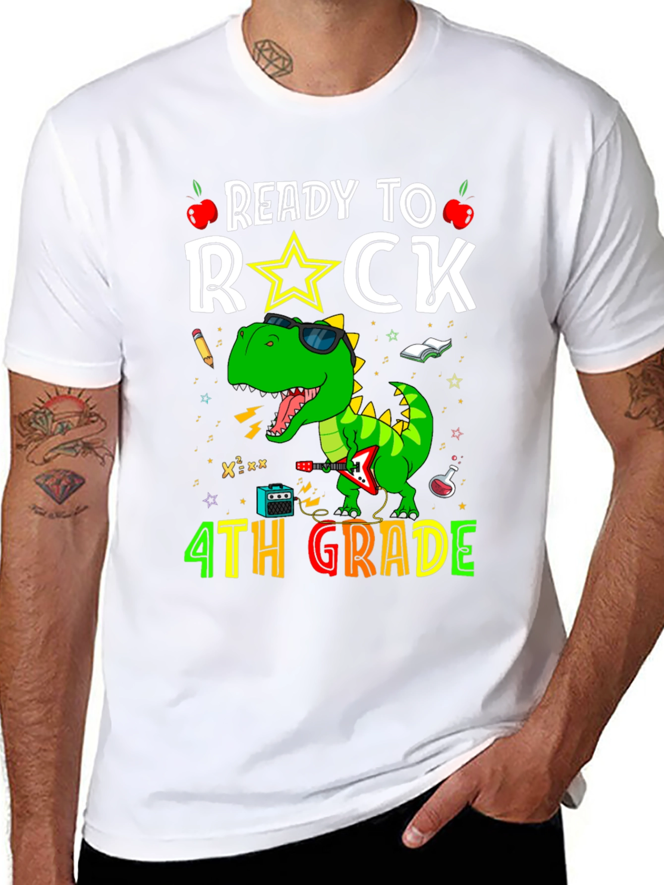 Ready to Rock 4th Grade T-Shirt
