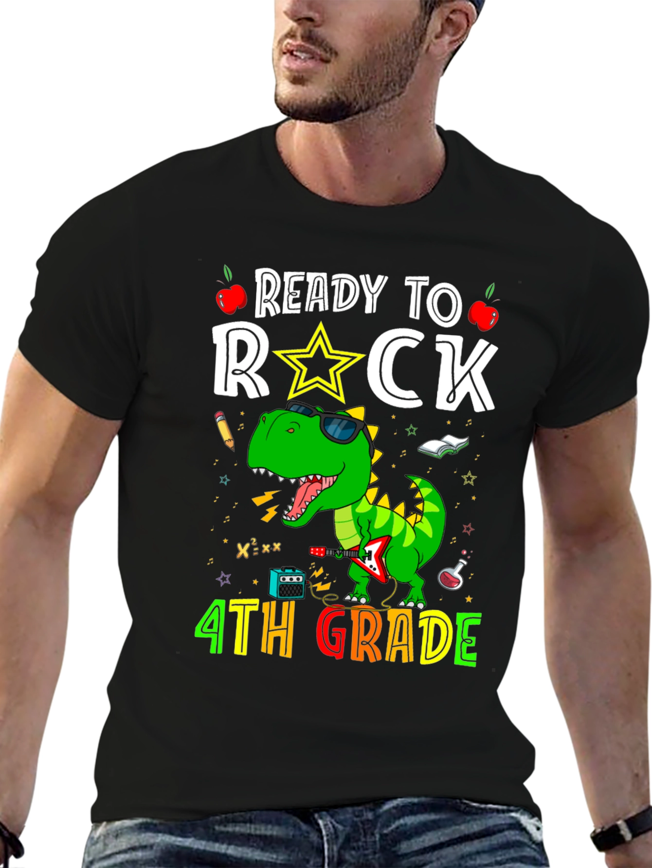 Ready to Rock 4th Grade T-Shirt
