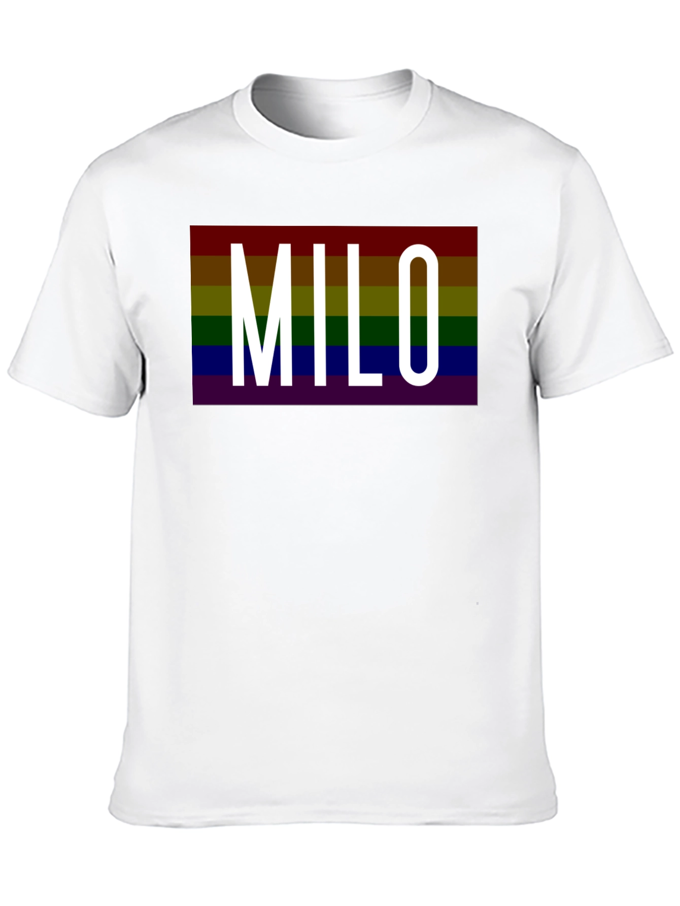 Milo Rainbow Pride T-Shirt - Bold LGBT Graphic Tee