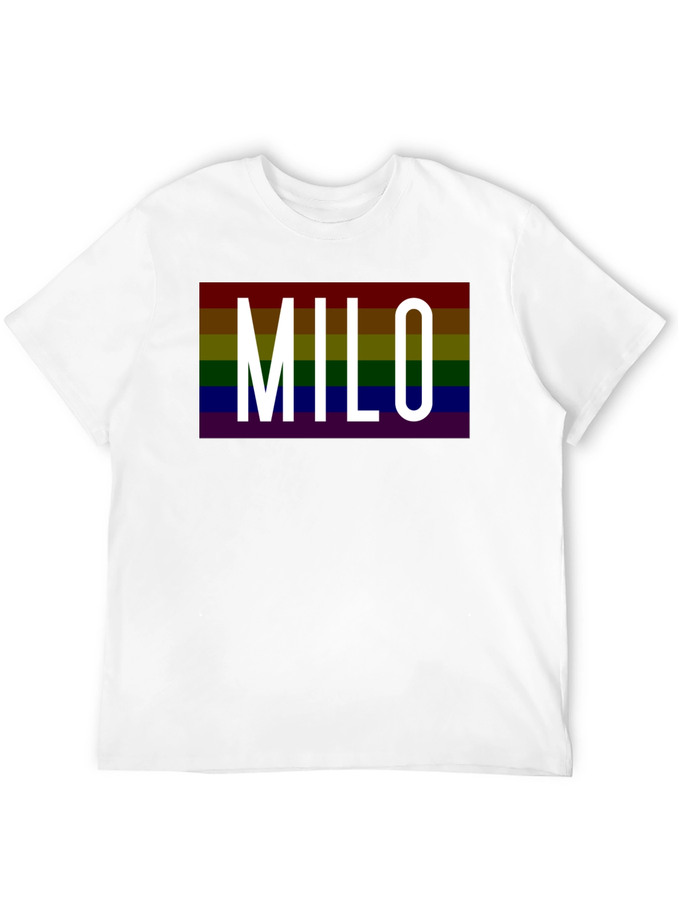 Milo Rainbow Pride T-Shirt - Bold LGBT Graphic Tee