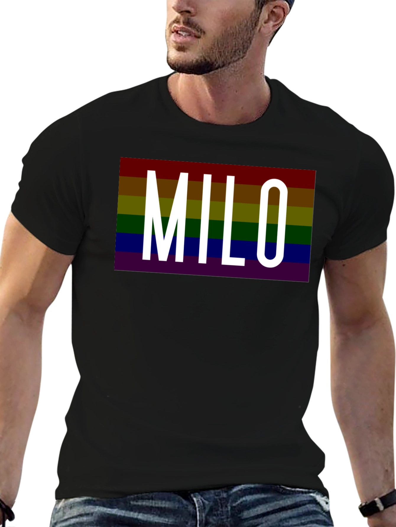 Milo Rainbow Pride T-Shirt - Bold LGBT Graphic Tee