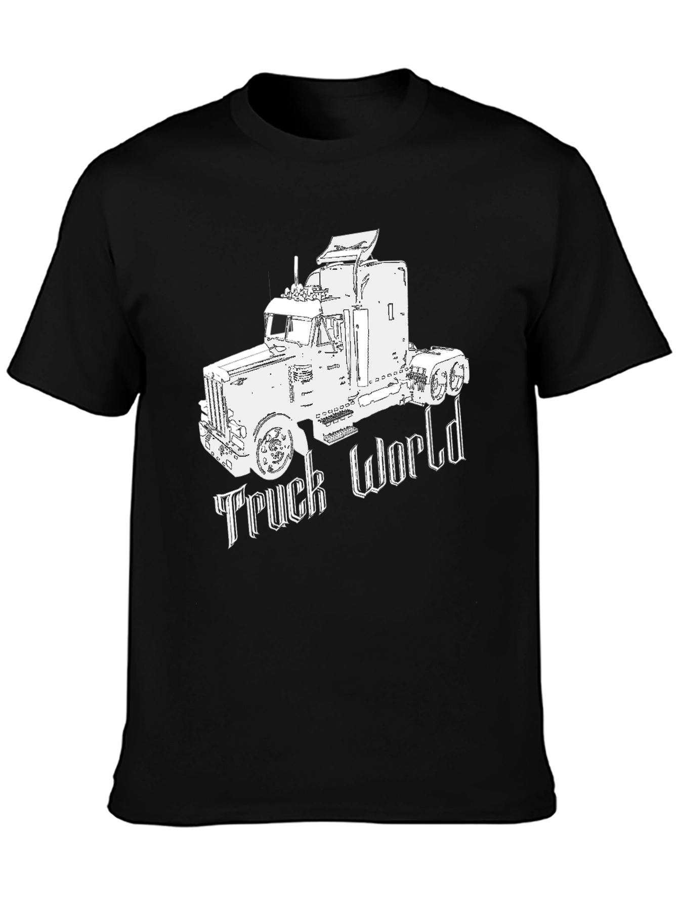 Truck World Black T-Shirt