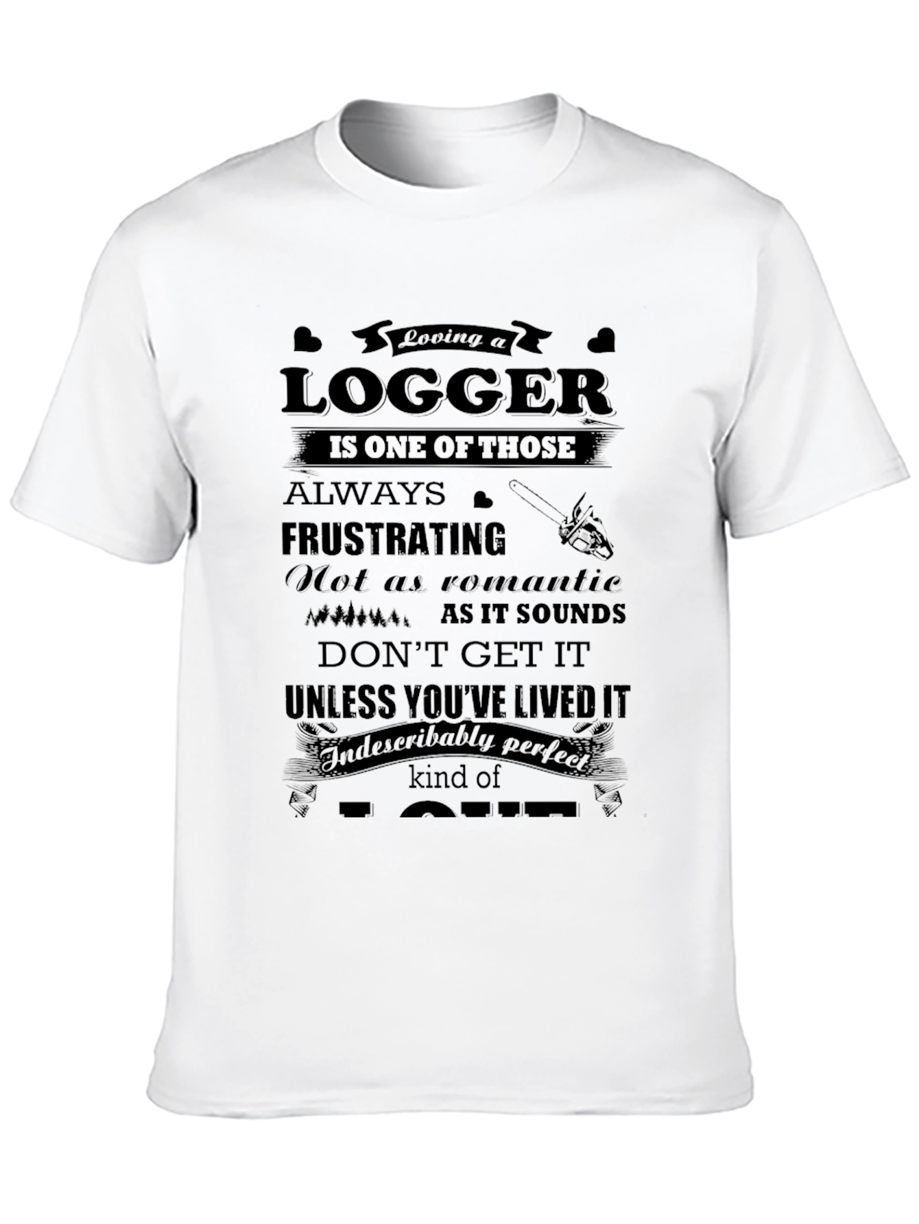 Logger Love T-Shirt - Black
