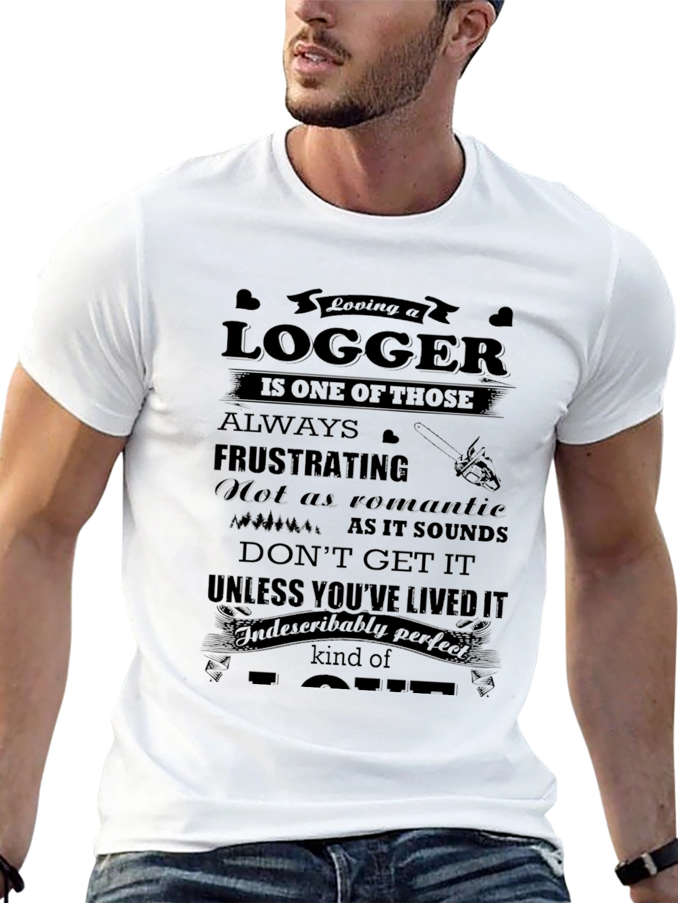 Logger Love T-Shirt - Black