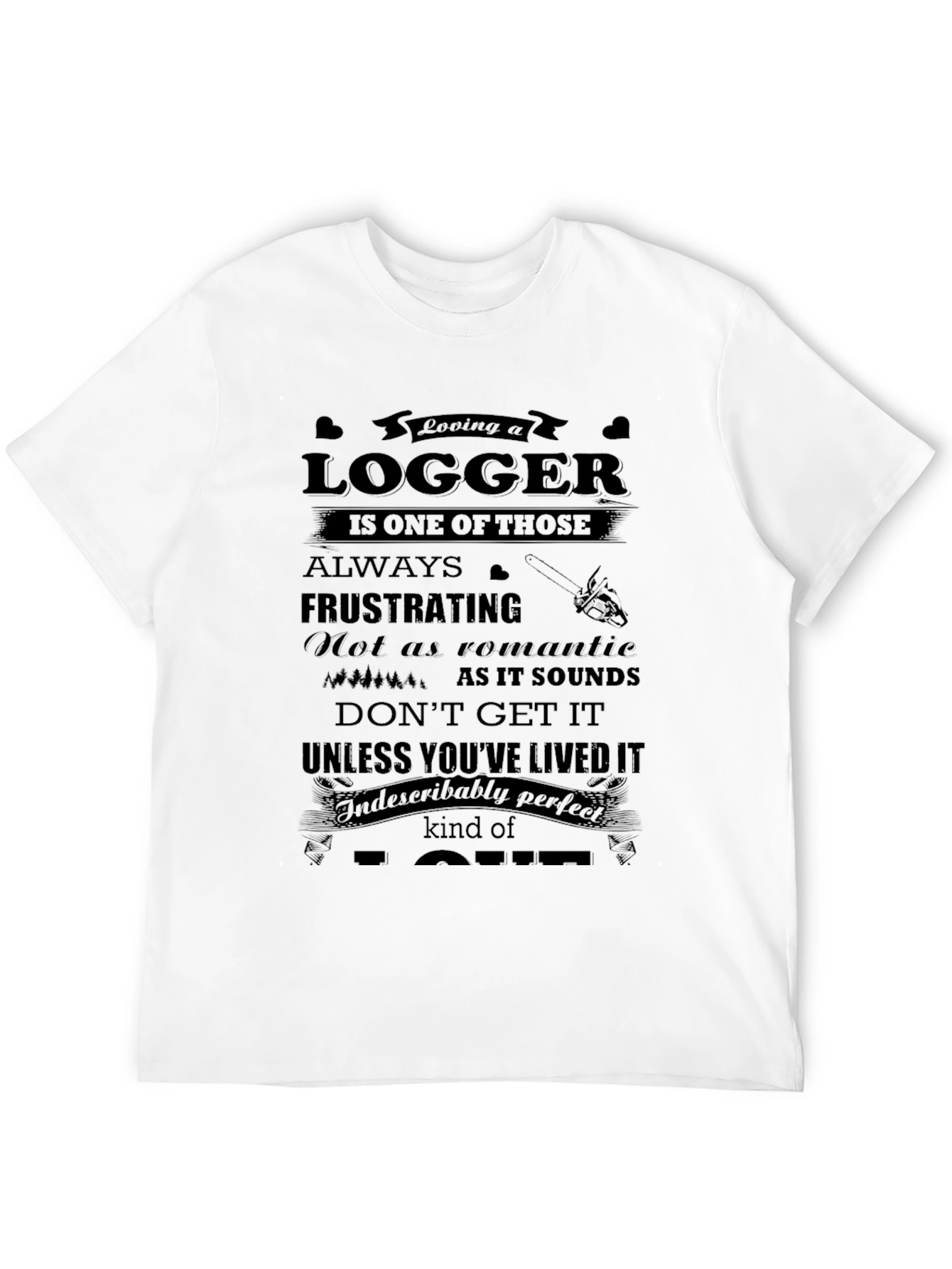 Logger Love T-Shirt - Black