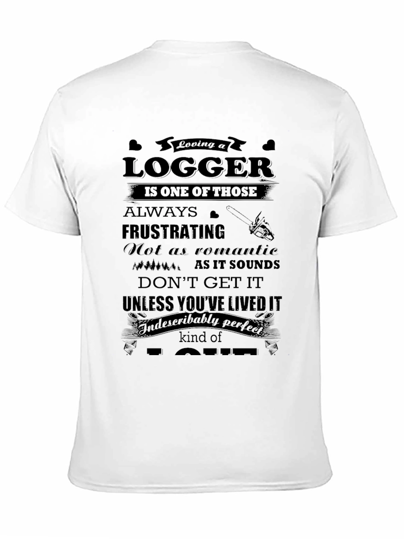 Logger Love T-Shirt - Black