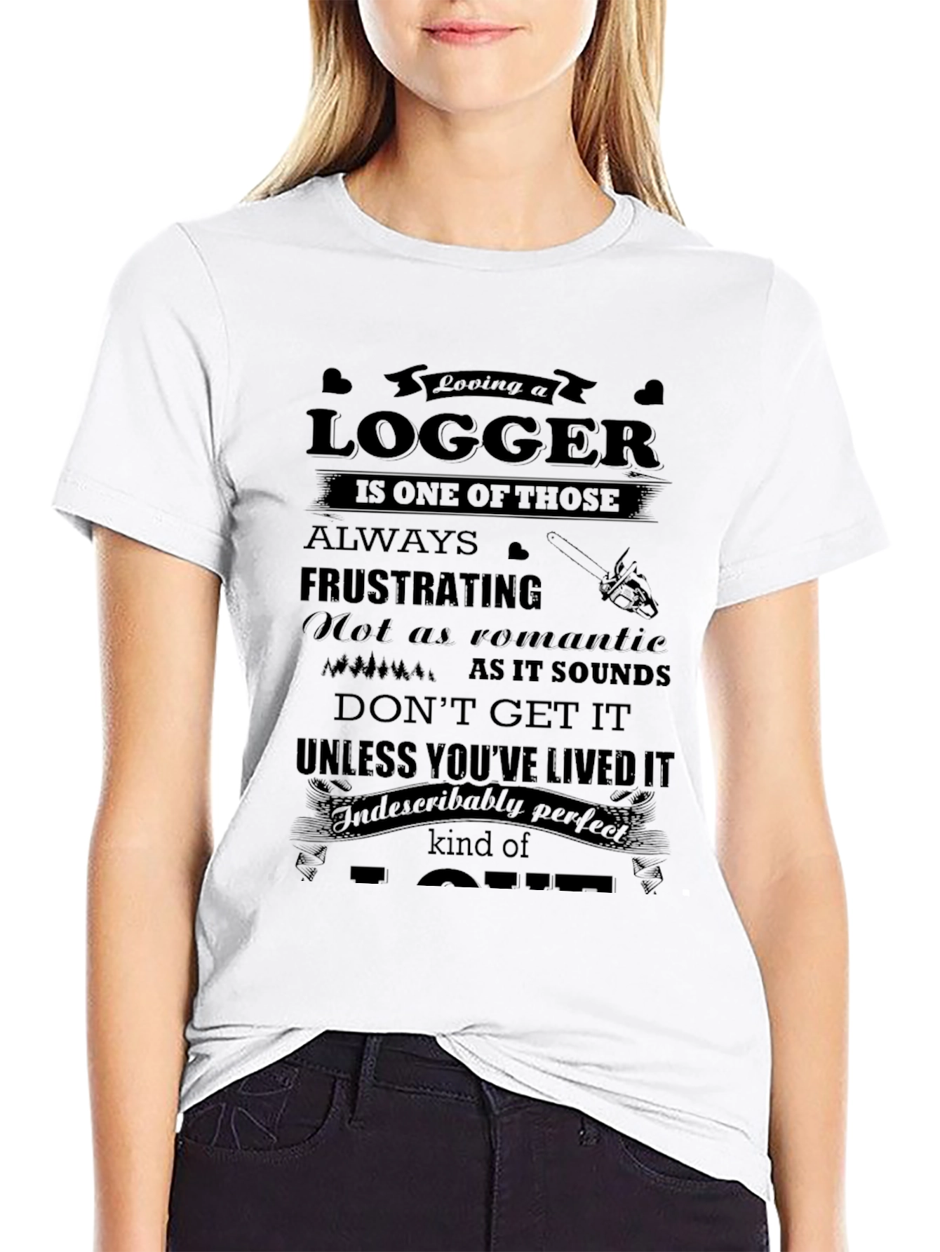 Logger Love T-Shirt - Black