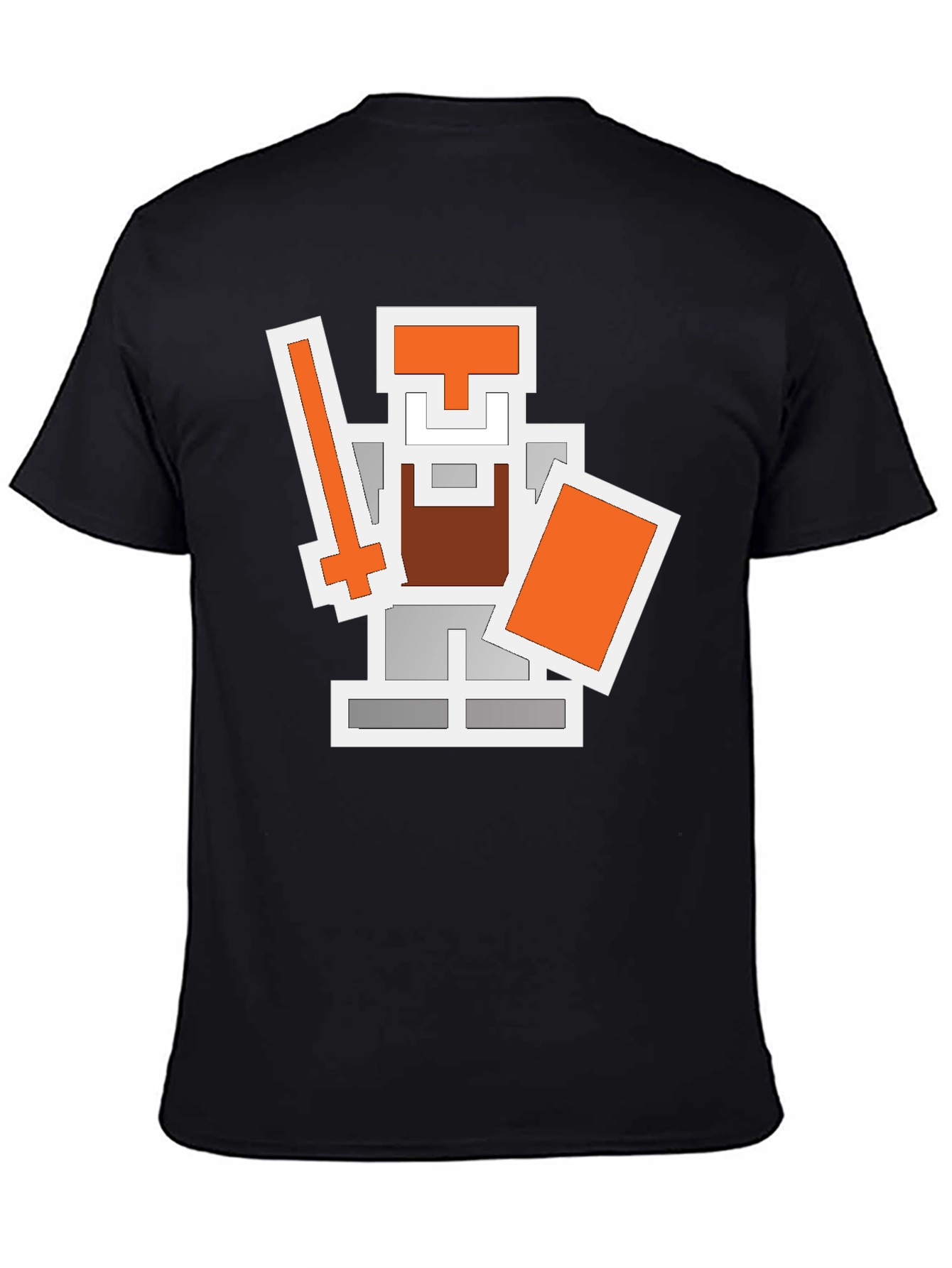 Pixel Knight Graphic Tee - Retro Gaming Shirt