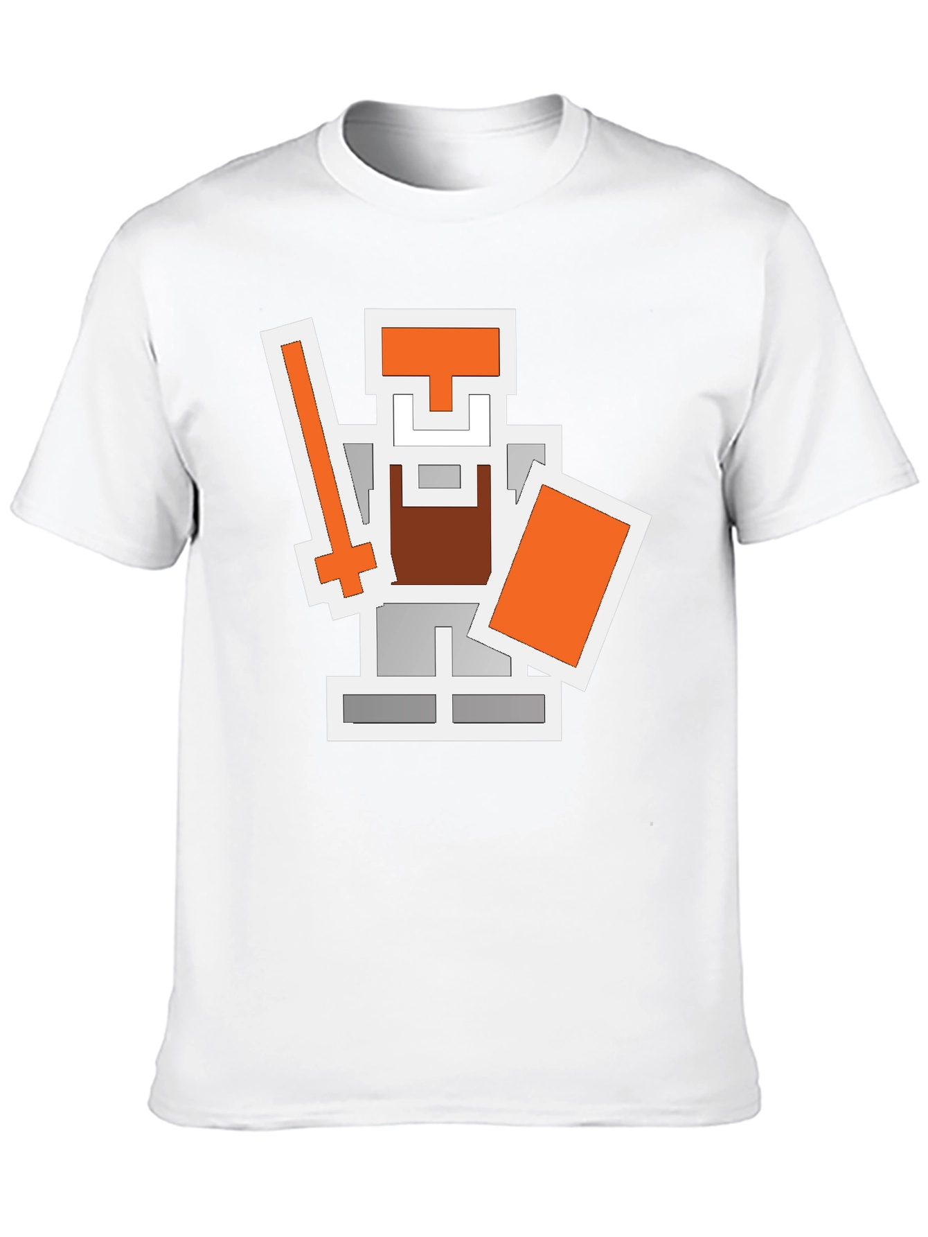 Pixel Knight Graphic Tee - Retro Gaming Shirt