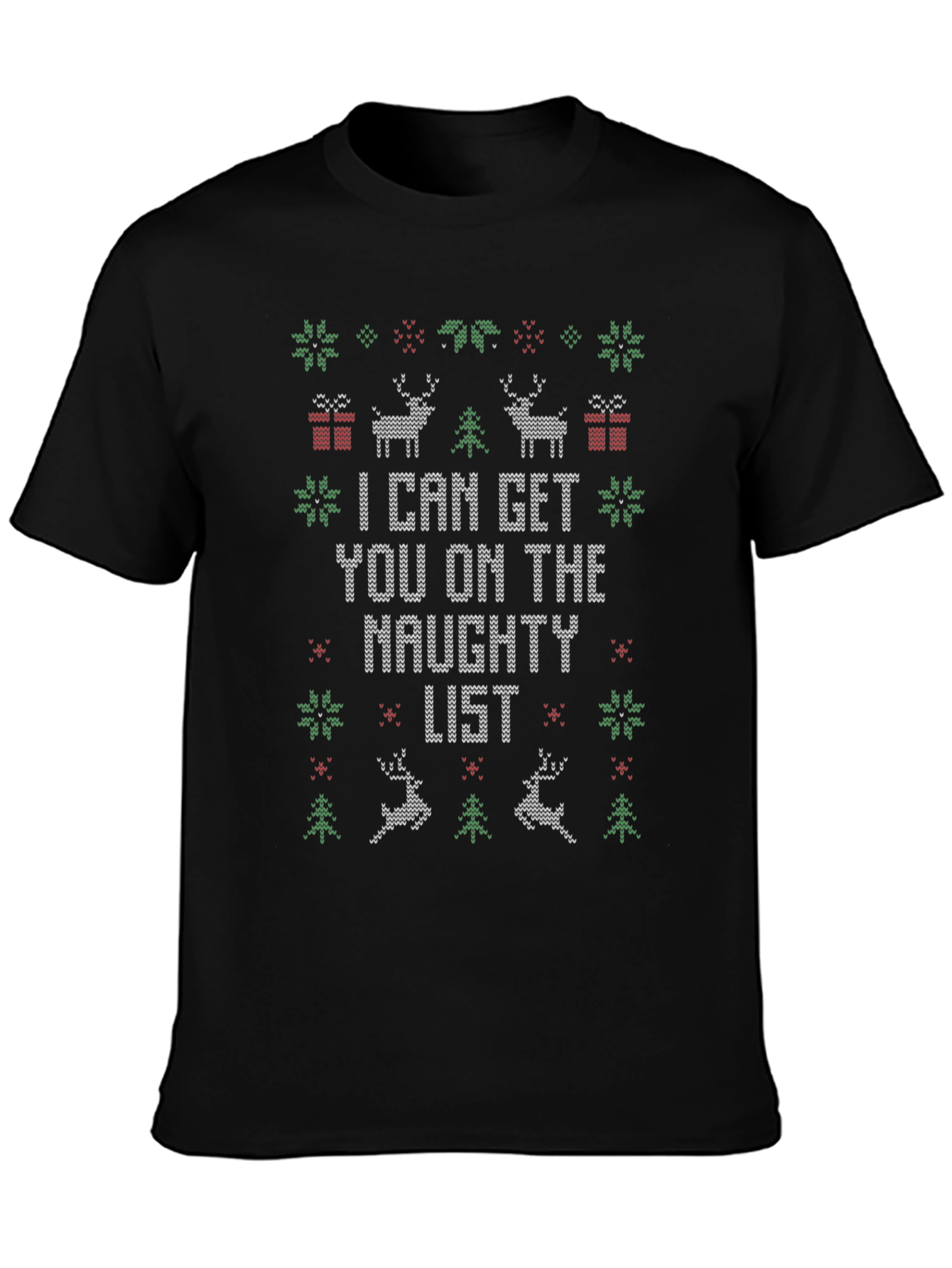 Naughty List Christmas Sweater T-Shirt