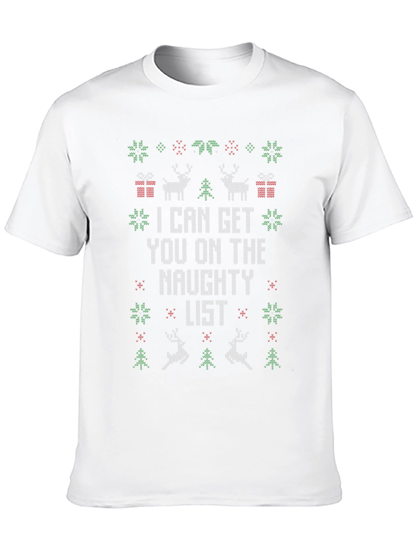 Naughty List Christmas Sweater T-Shirt