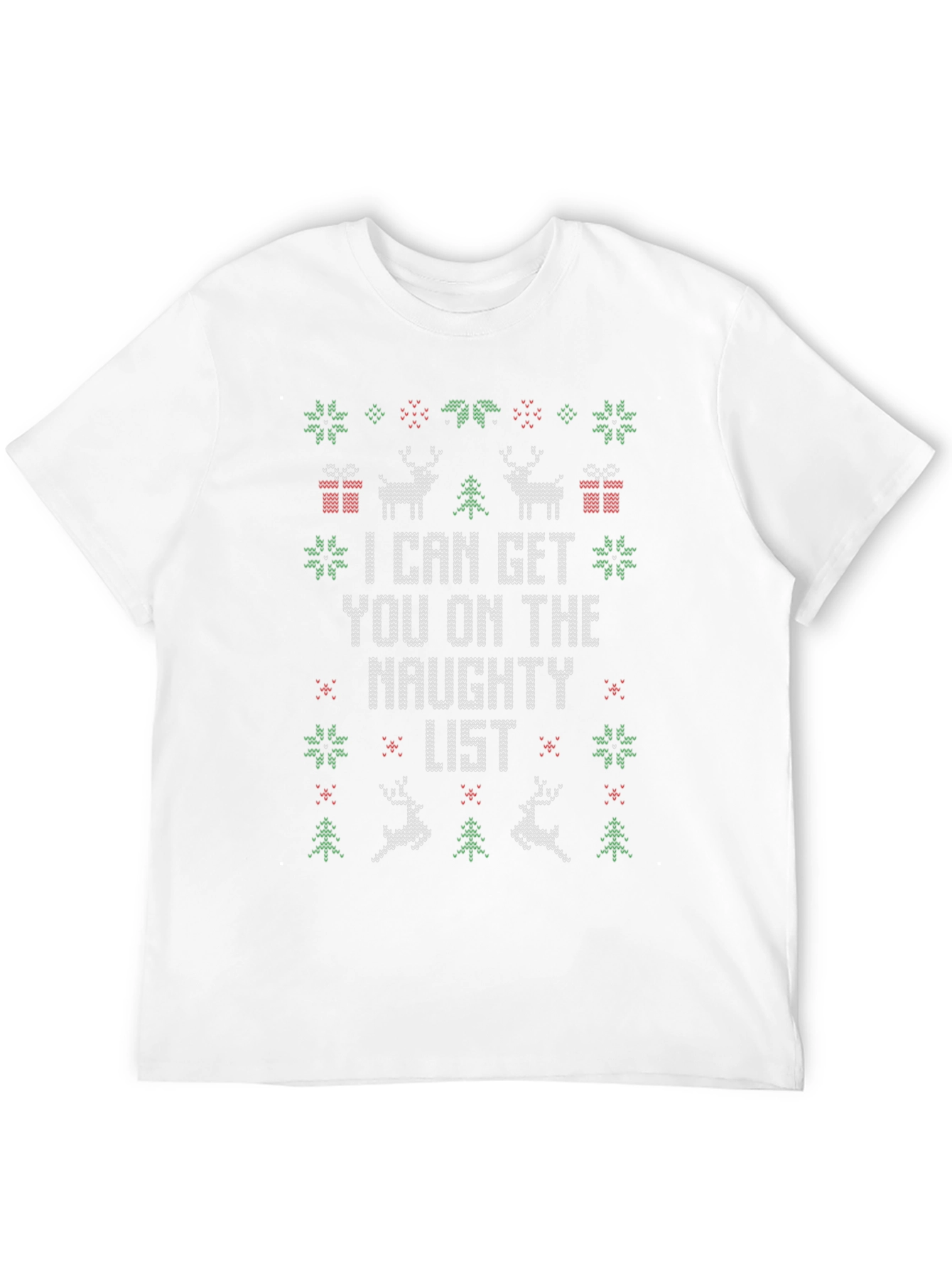 Naughty List Christmas Sweater T-Shirt