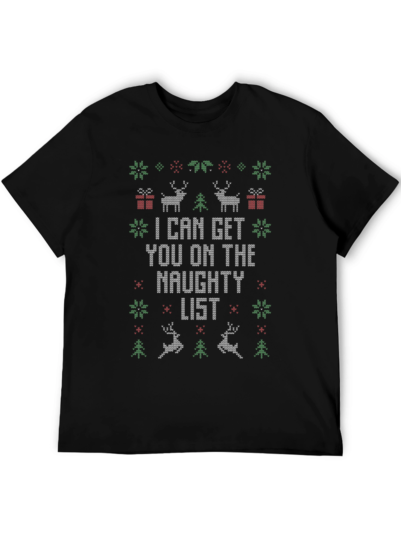 Naughty List Christmas Sweater T-Shirt
