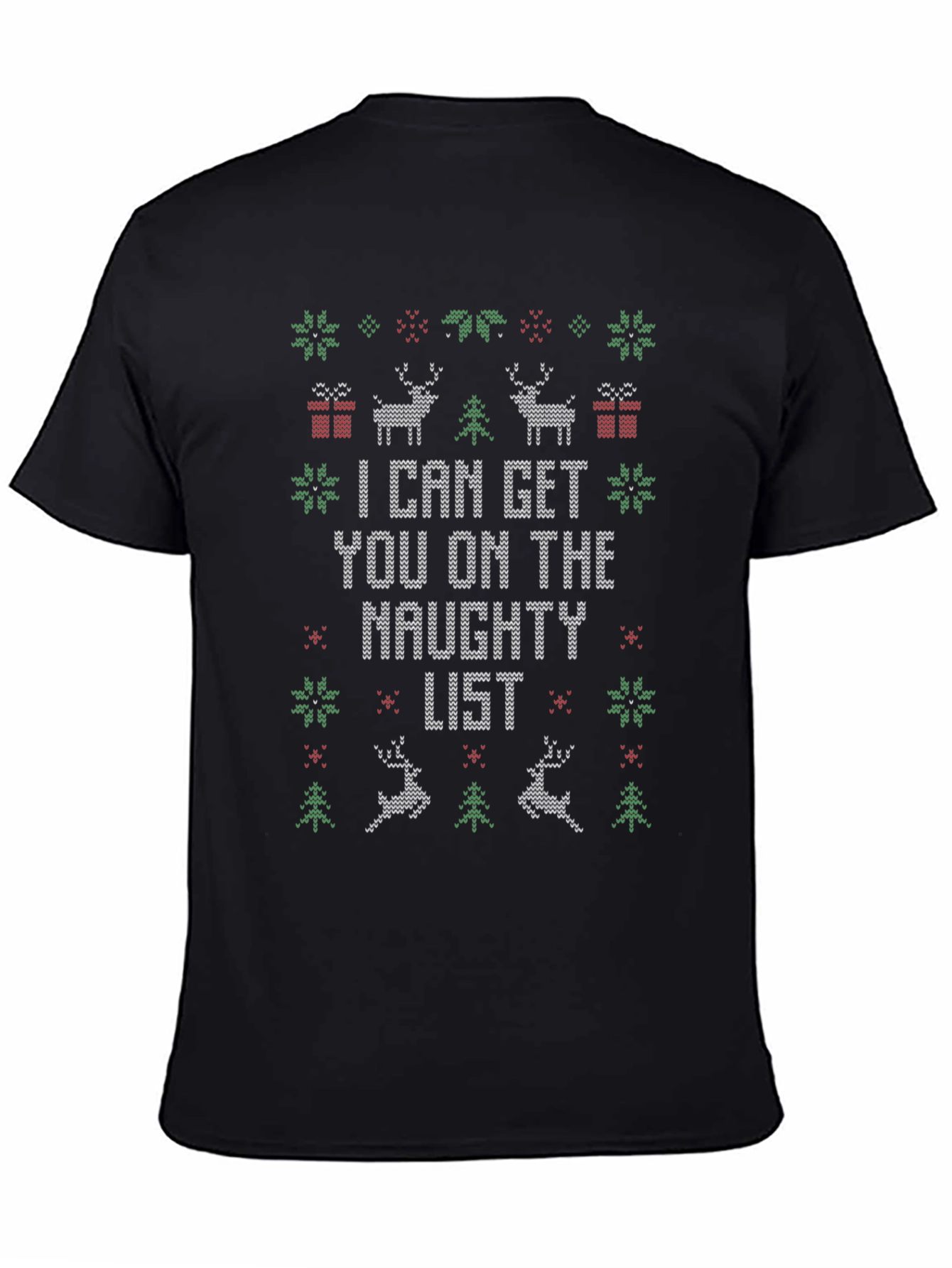 Naughty List Christmas Sweater T-Shirt