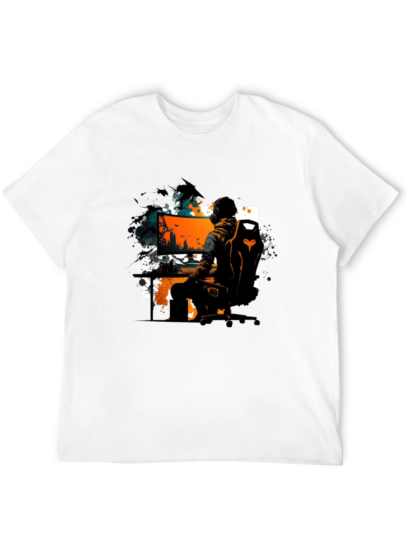 Gamer T-Shirt: Black Graphic Tee for Gaming Enthusiasts