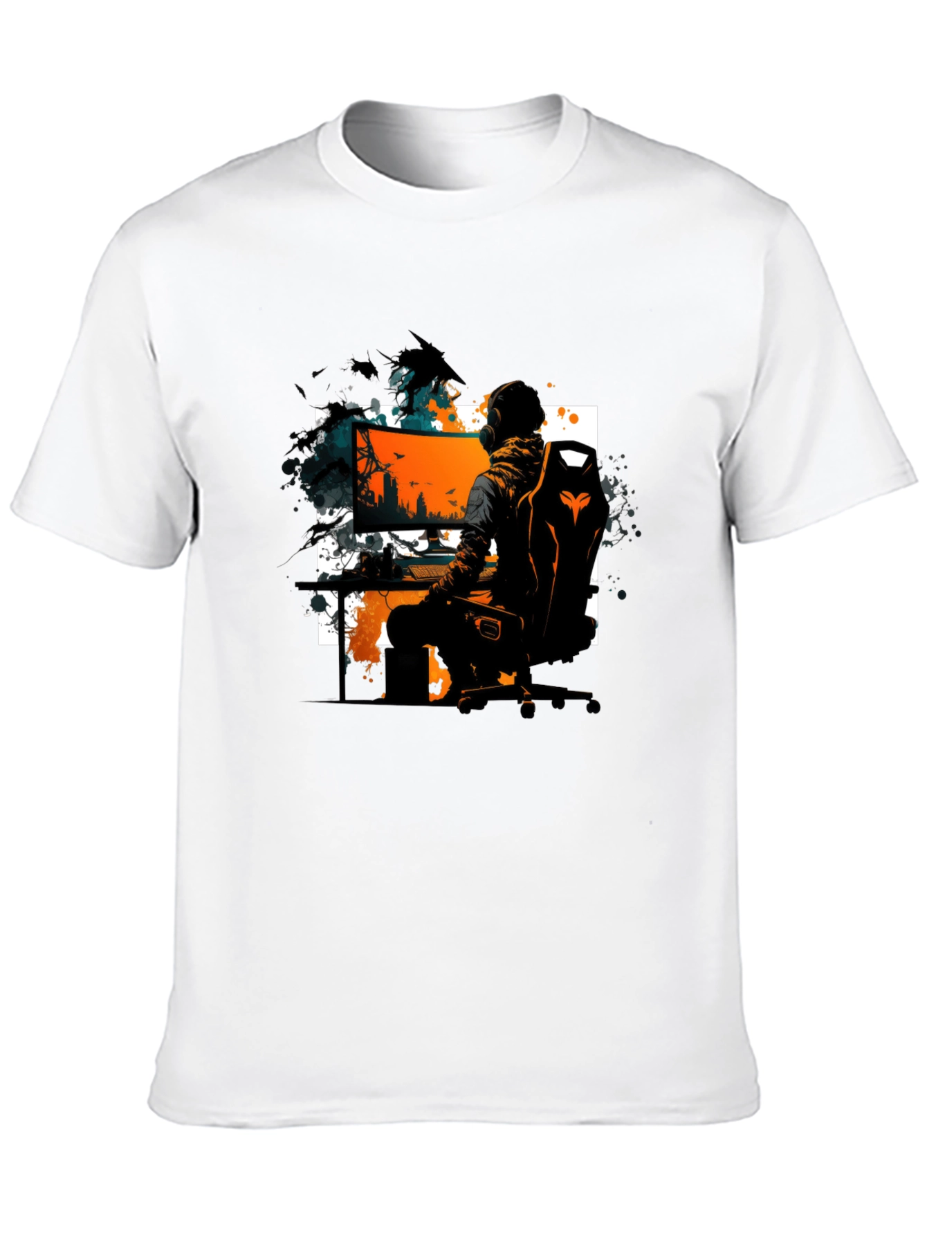 Gamer T-Shirt: Black Graphic Tee for Gaming Enthusiasts