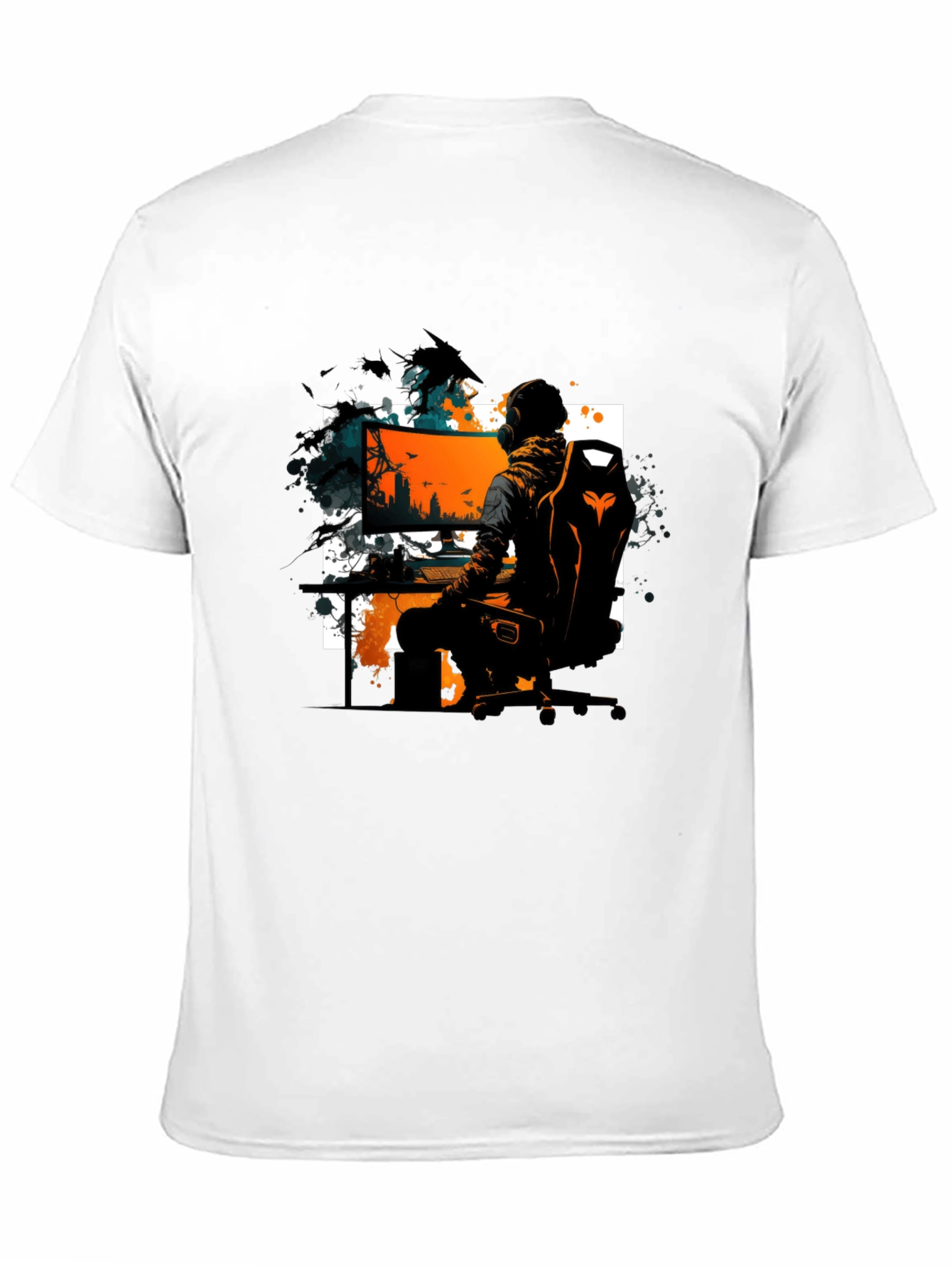 Gamer T-Shirt: Black Graphic Tee for Gaming Enthusiasts