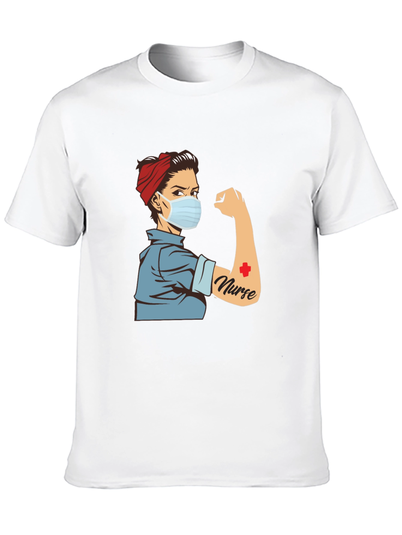 Rosie Nurse T-Shirt - Retro Medical Hero Tee