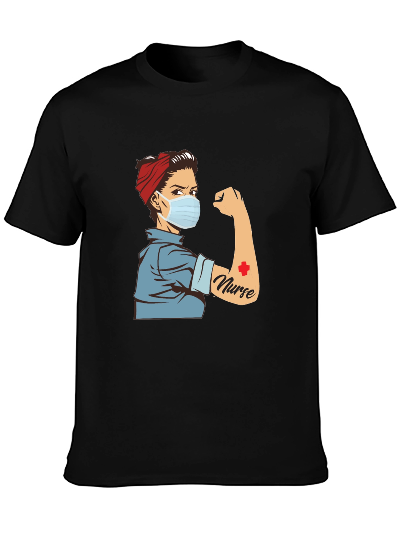 Rosie Nurse T-Shirt - Retro Medical Hero Tee
