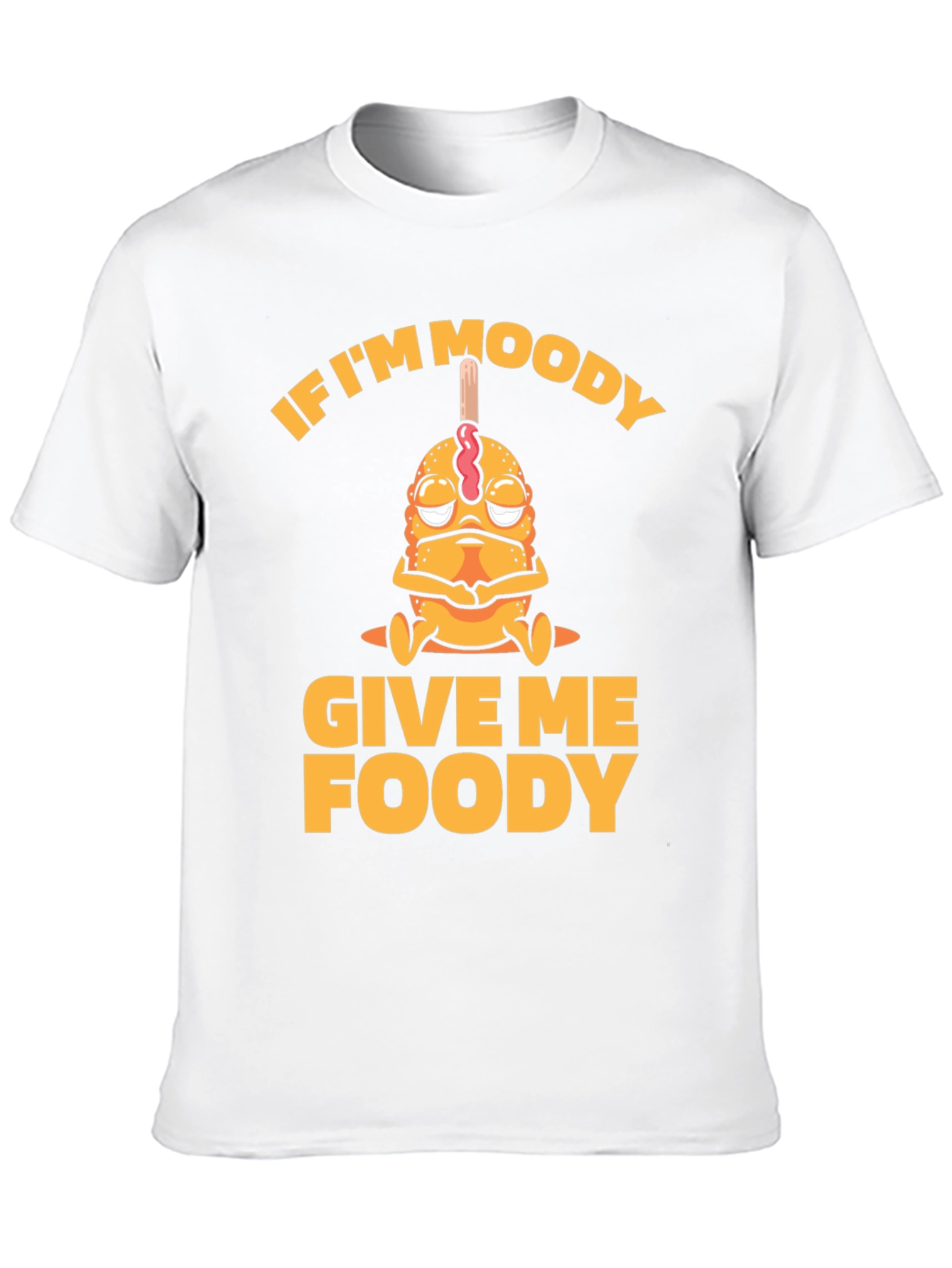 Moody Foody Funny Graphic Tee