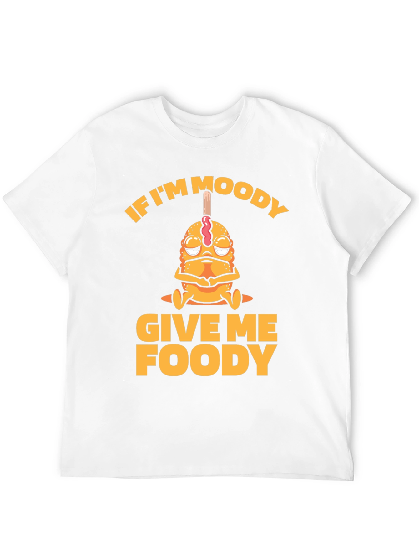 Moody Foody Funny Graphic Tee