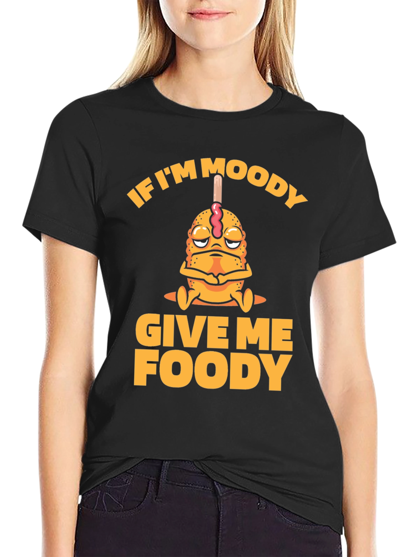Moody Foody Funny Graphic Tee