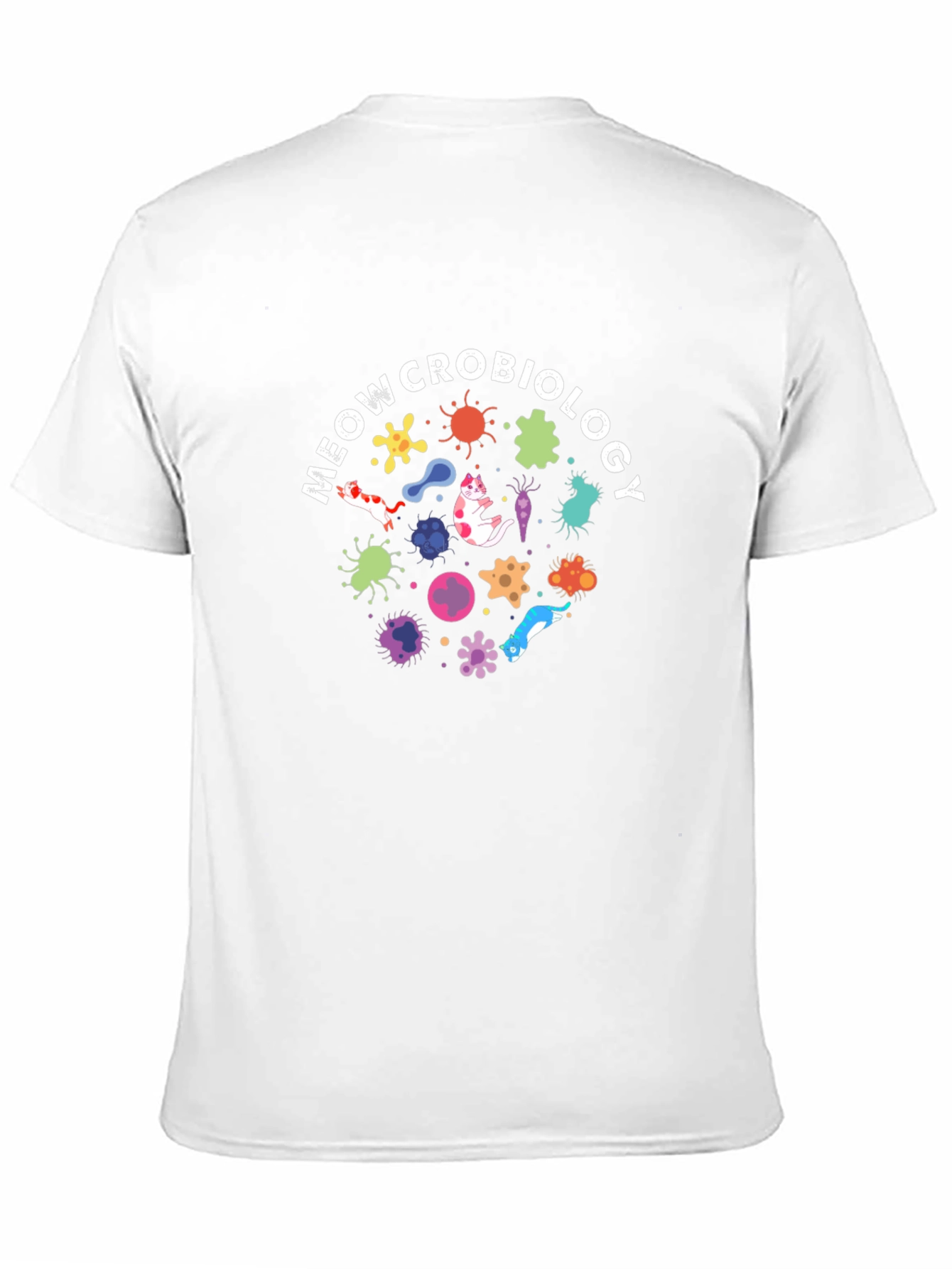 Meowcrobiology Funny Science T-Shirt
