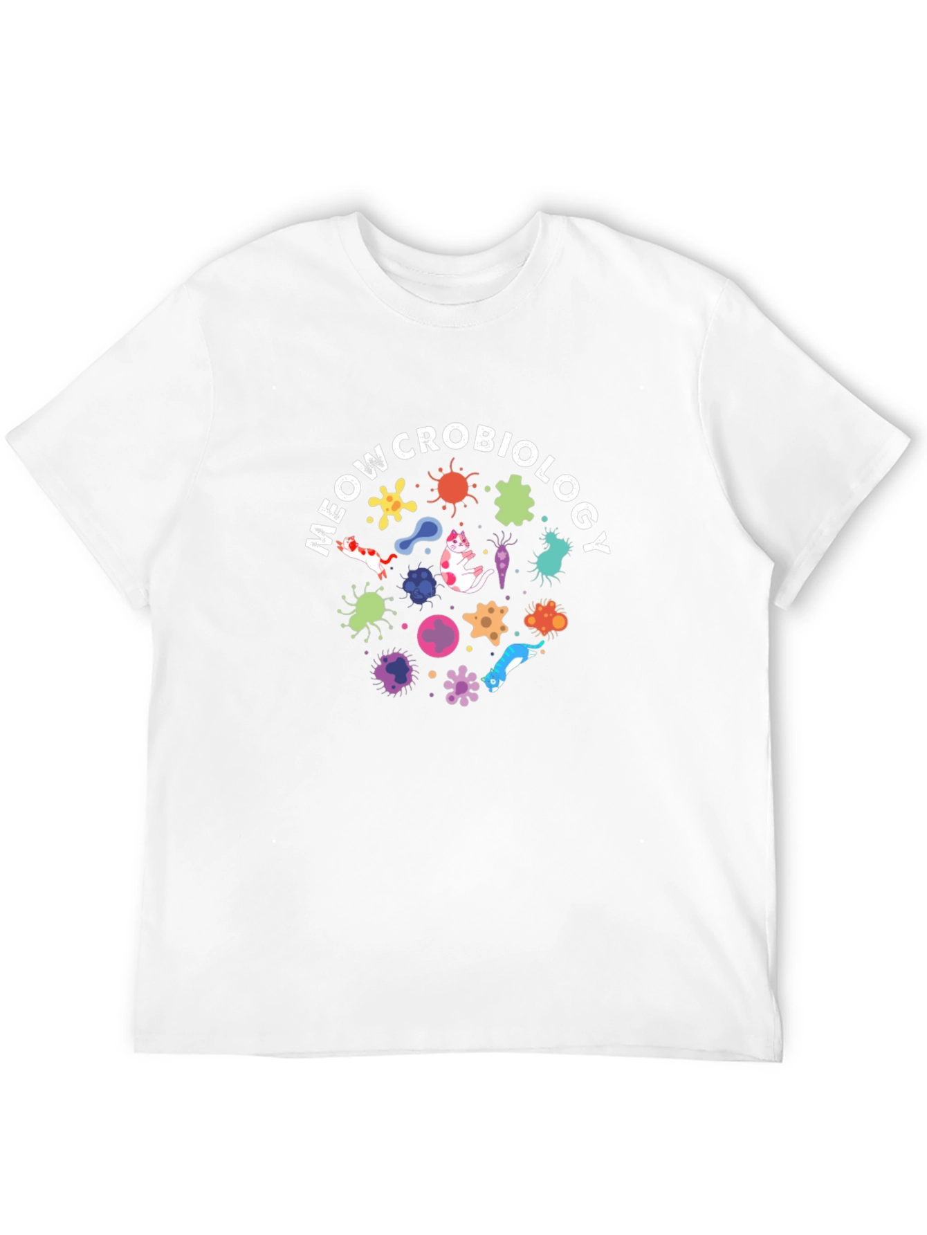 Meowcrobiology Funny Science T-Shirt