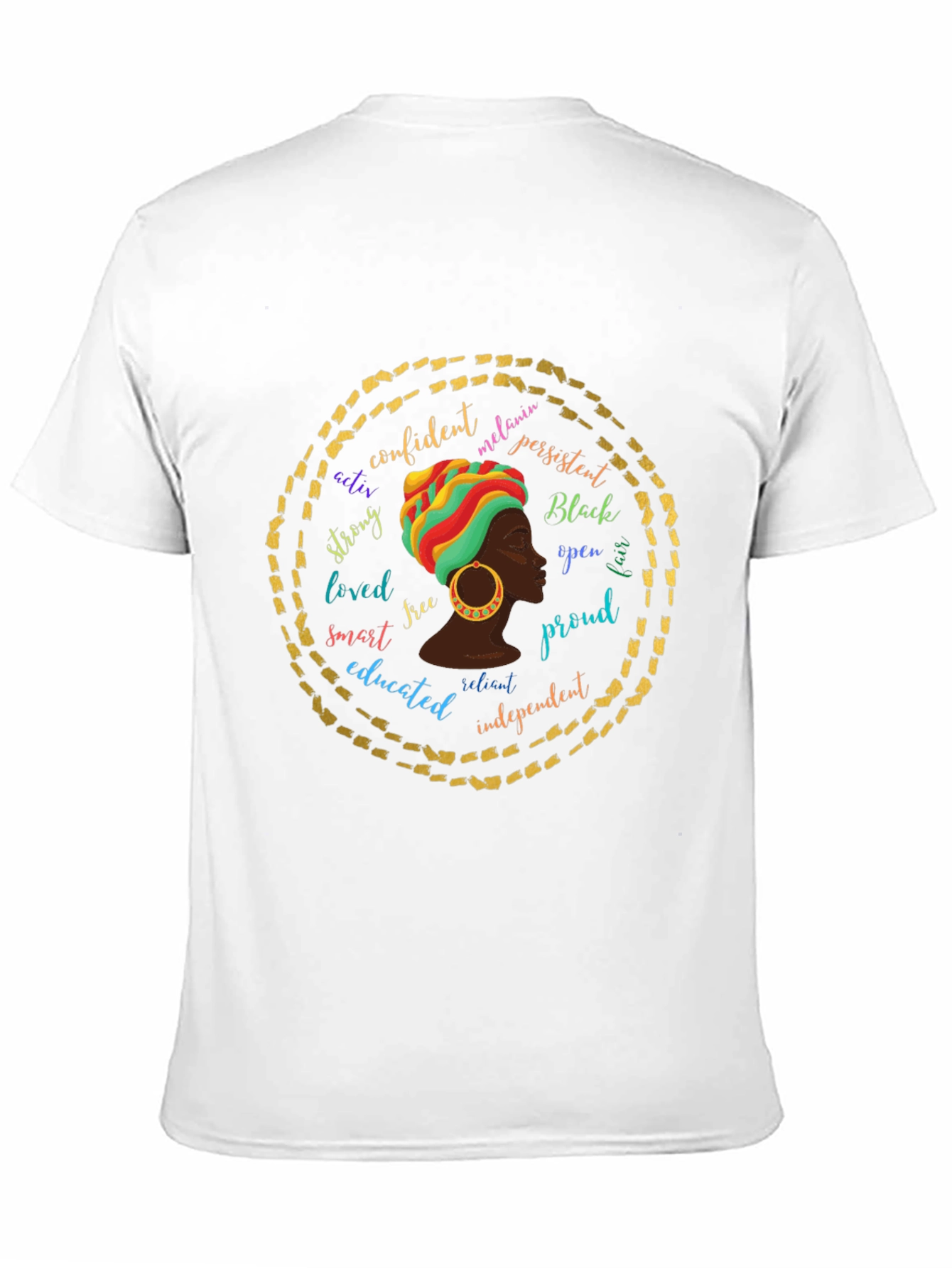 Empowered Melanin Queen Graphic T-Shirt