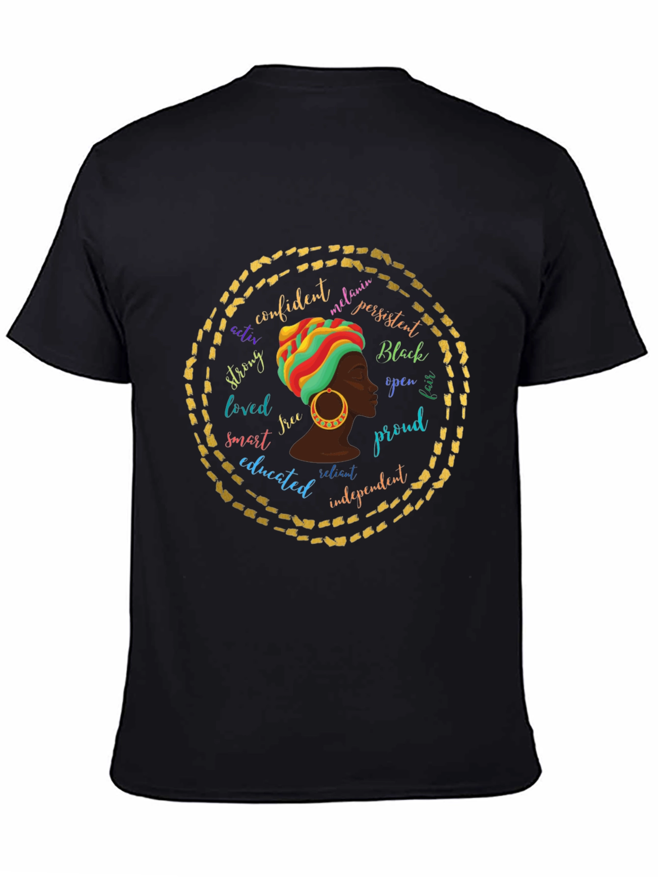 Empowered Melanin Queen Graphic T-Shirt