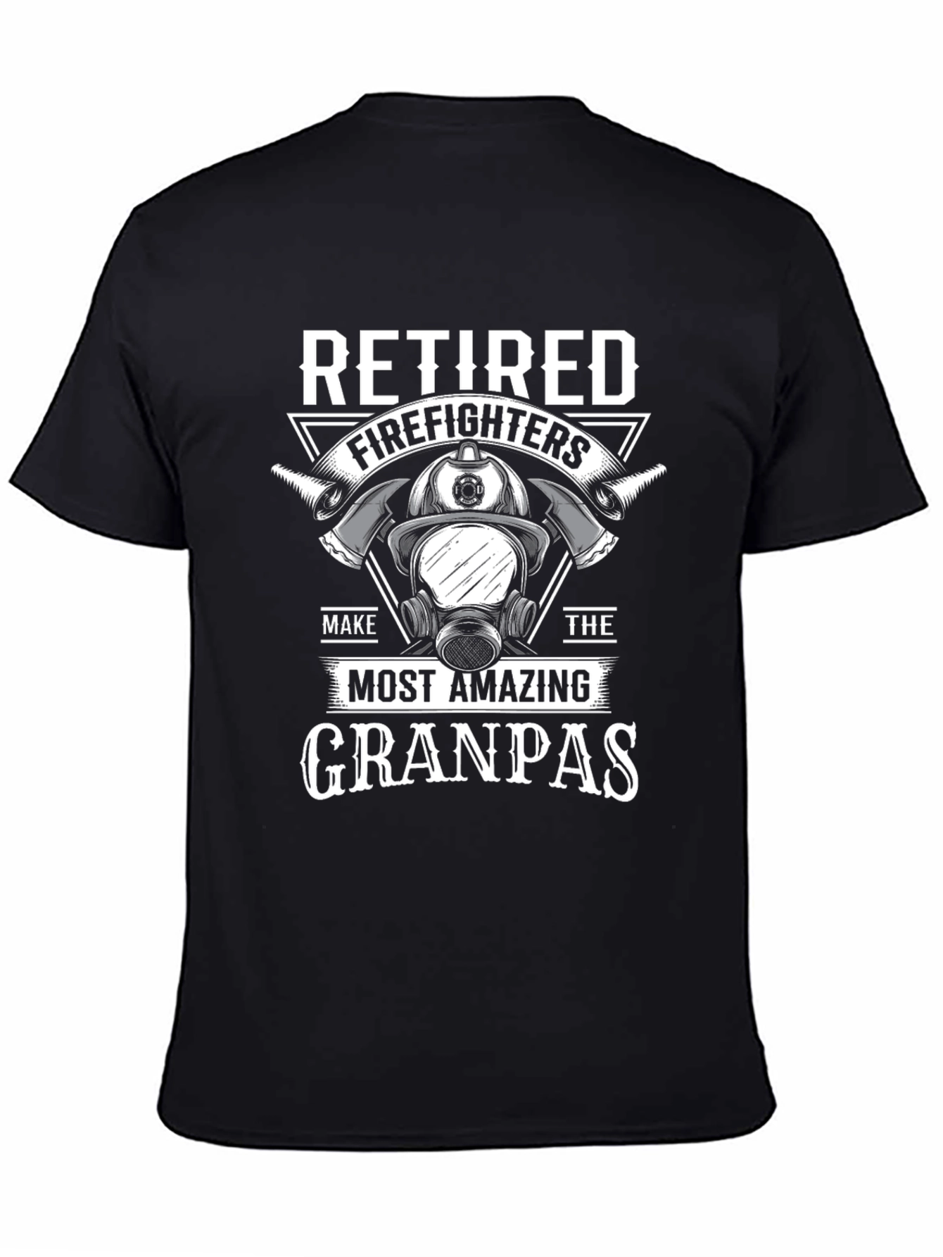 Retired Firefighter Grandpa T-Shirt