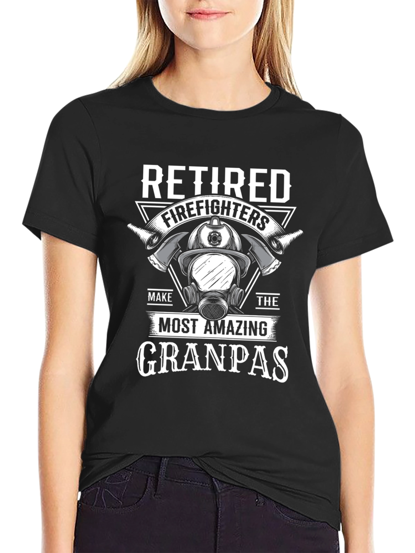 Retired Firefighter Grandpa T-Shirt