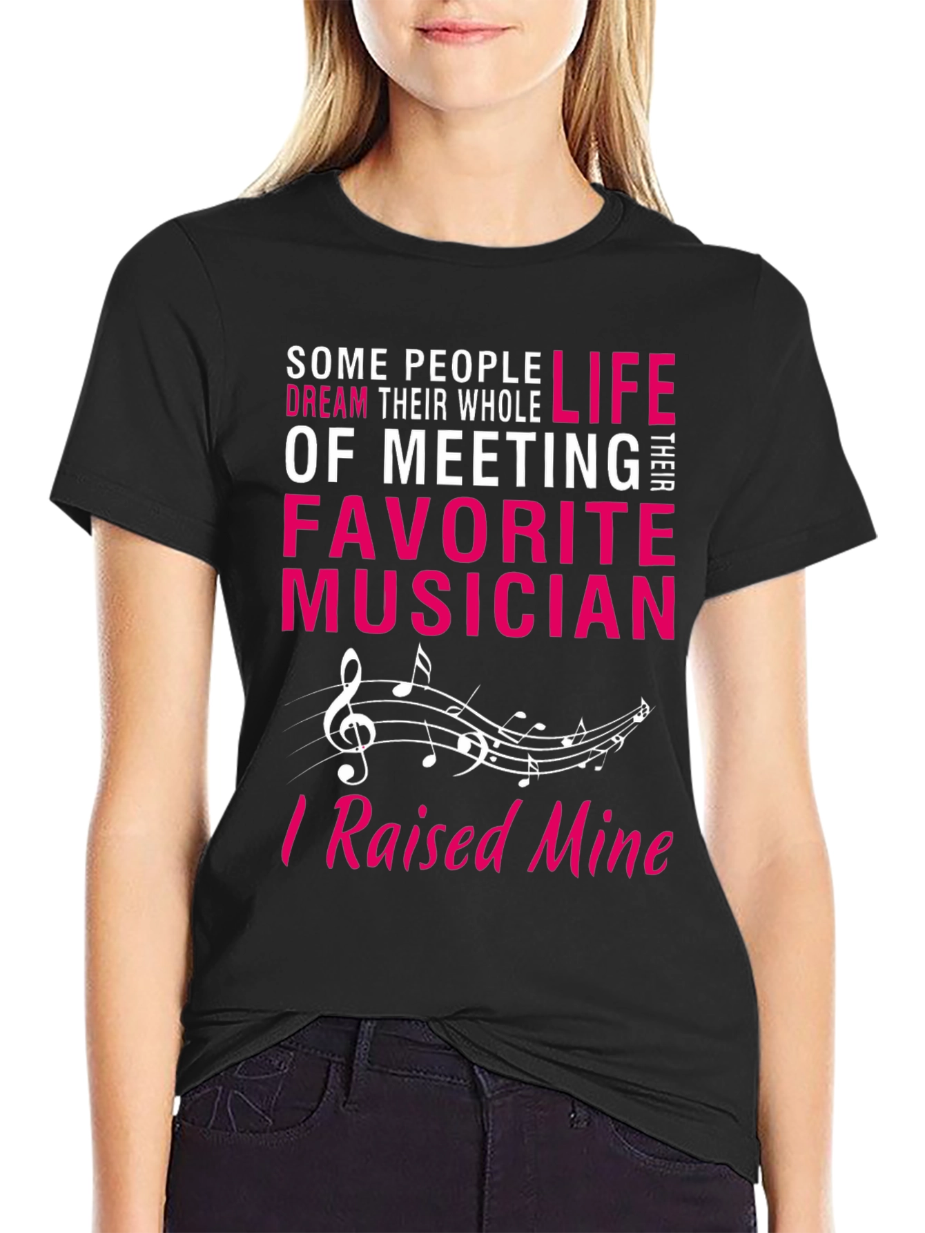 Proud Musician Parent T-Shirt - Raised Mine!