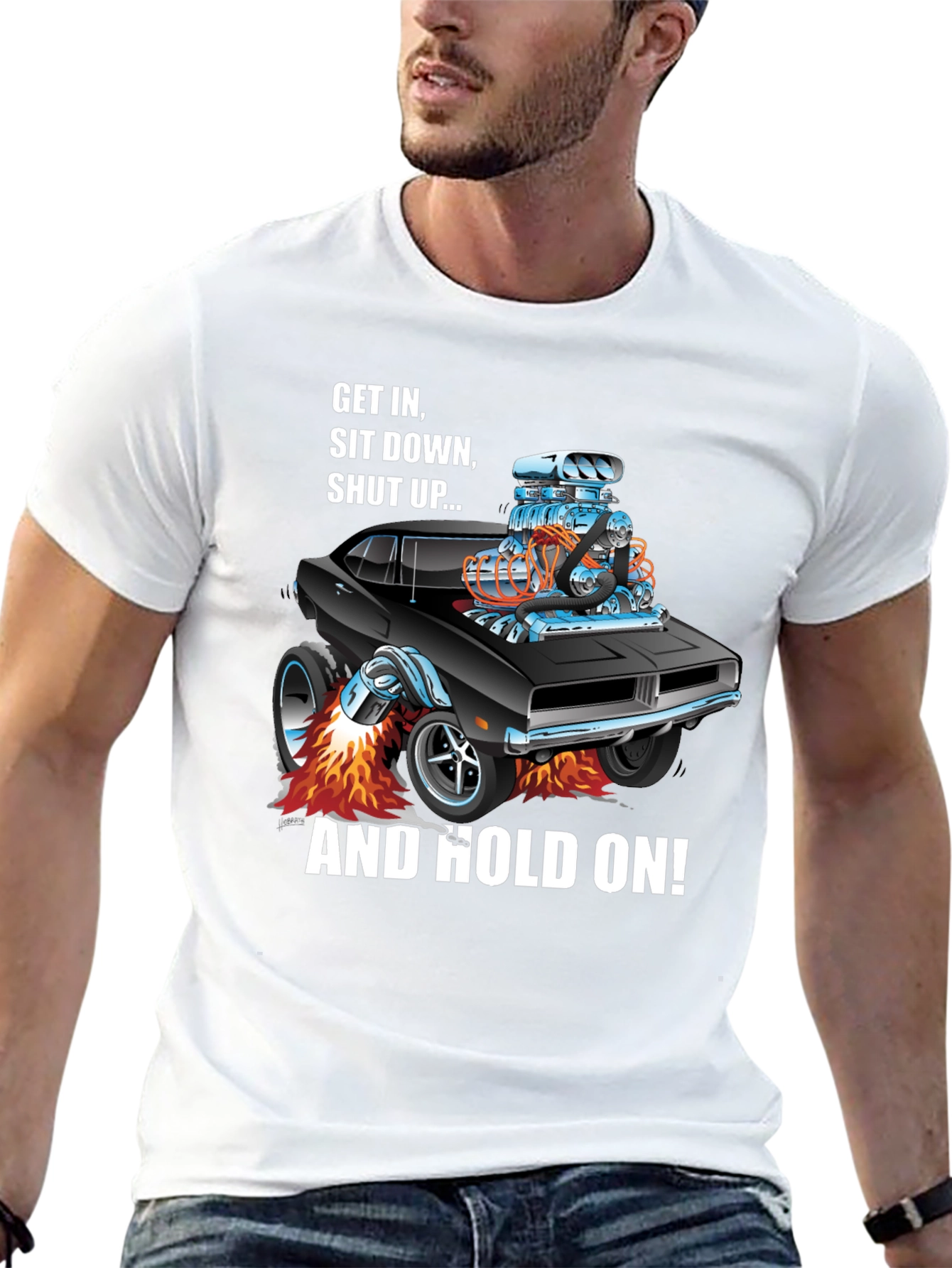 Get In Shut Up Car T-Shirt