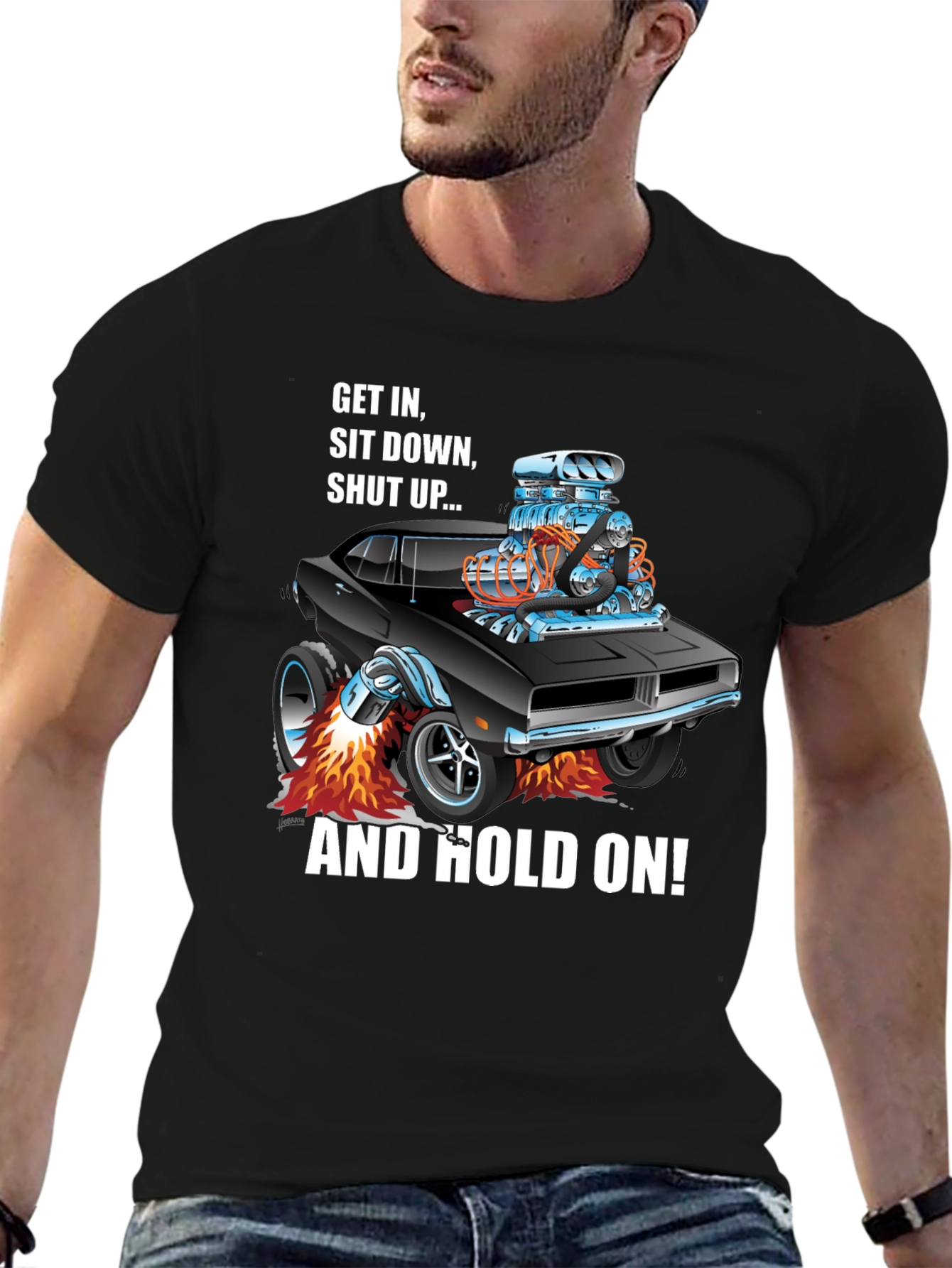 Get In Shut Up Car T-Shirt