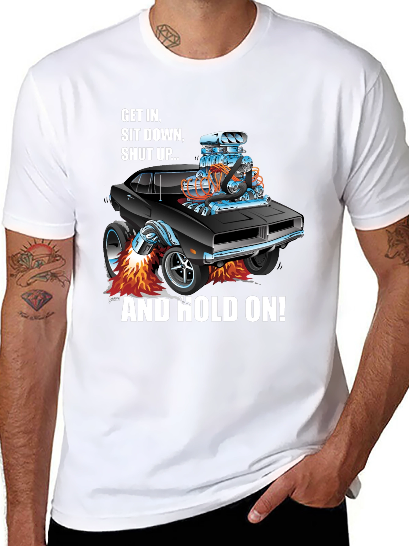 Get In Shut Up Car T-Shirt