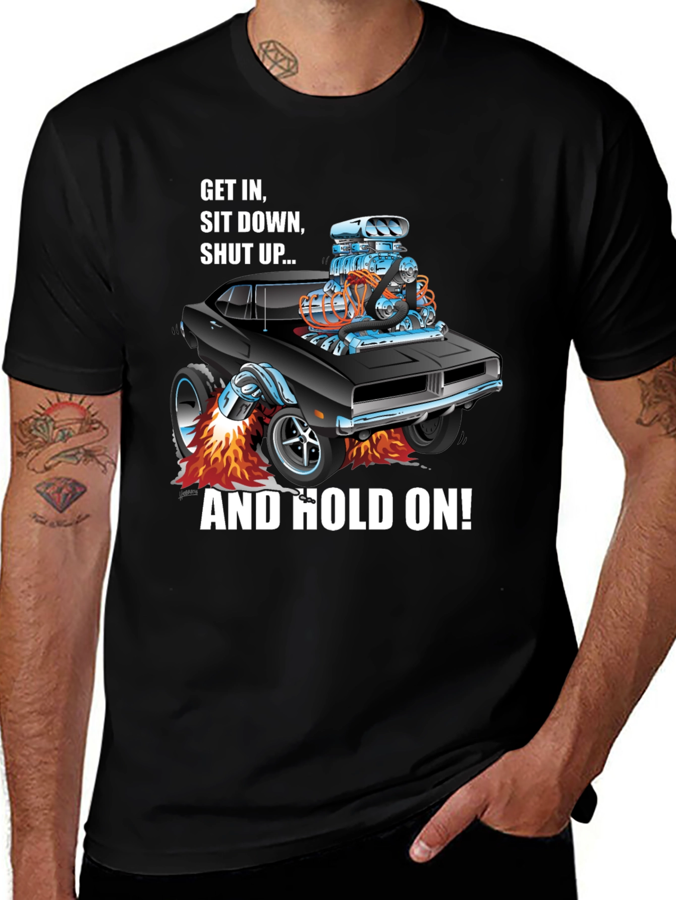 Get In Shut Up Car T-Shirt