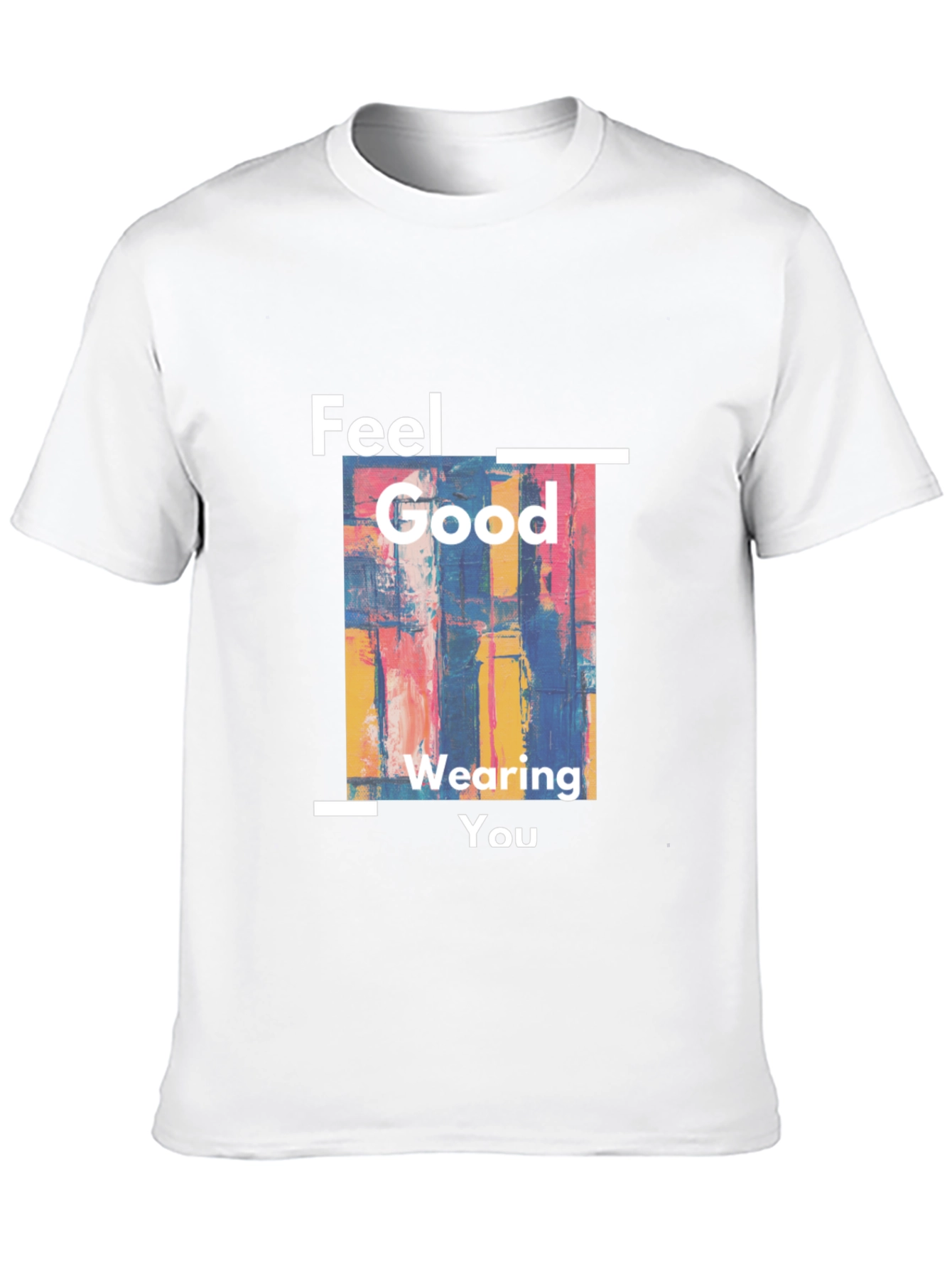 Feel Good Graphic Tee - Abstract Art Design