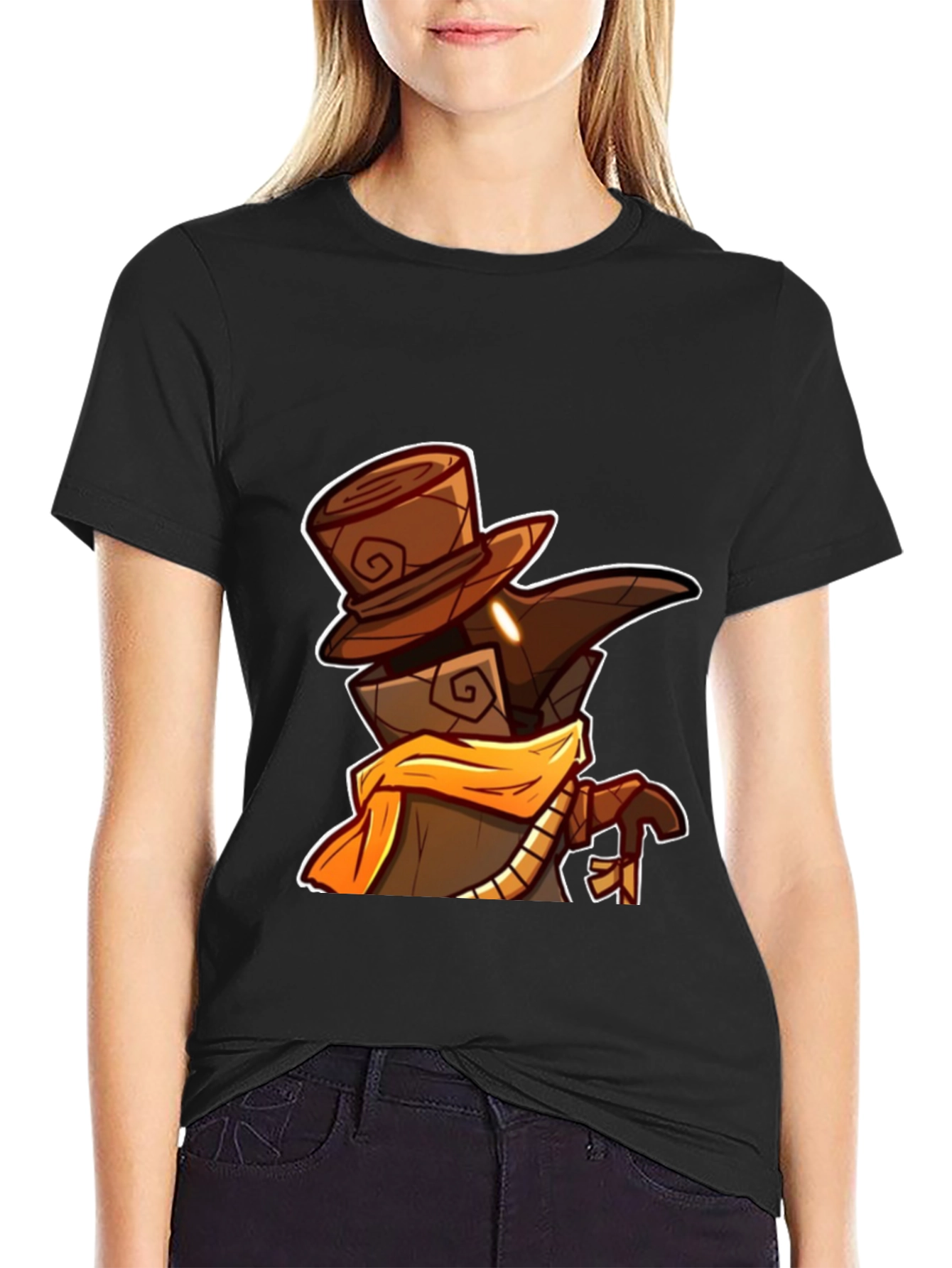 Cartoon Plague Doctor Graphic Tee