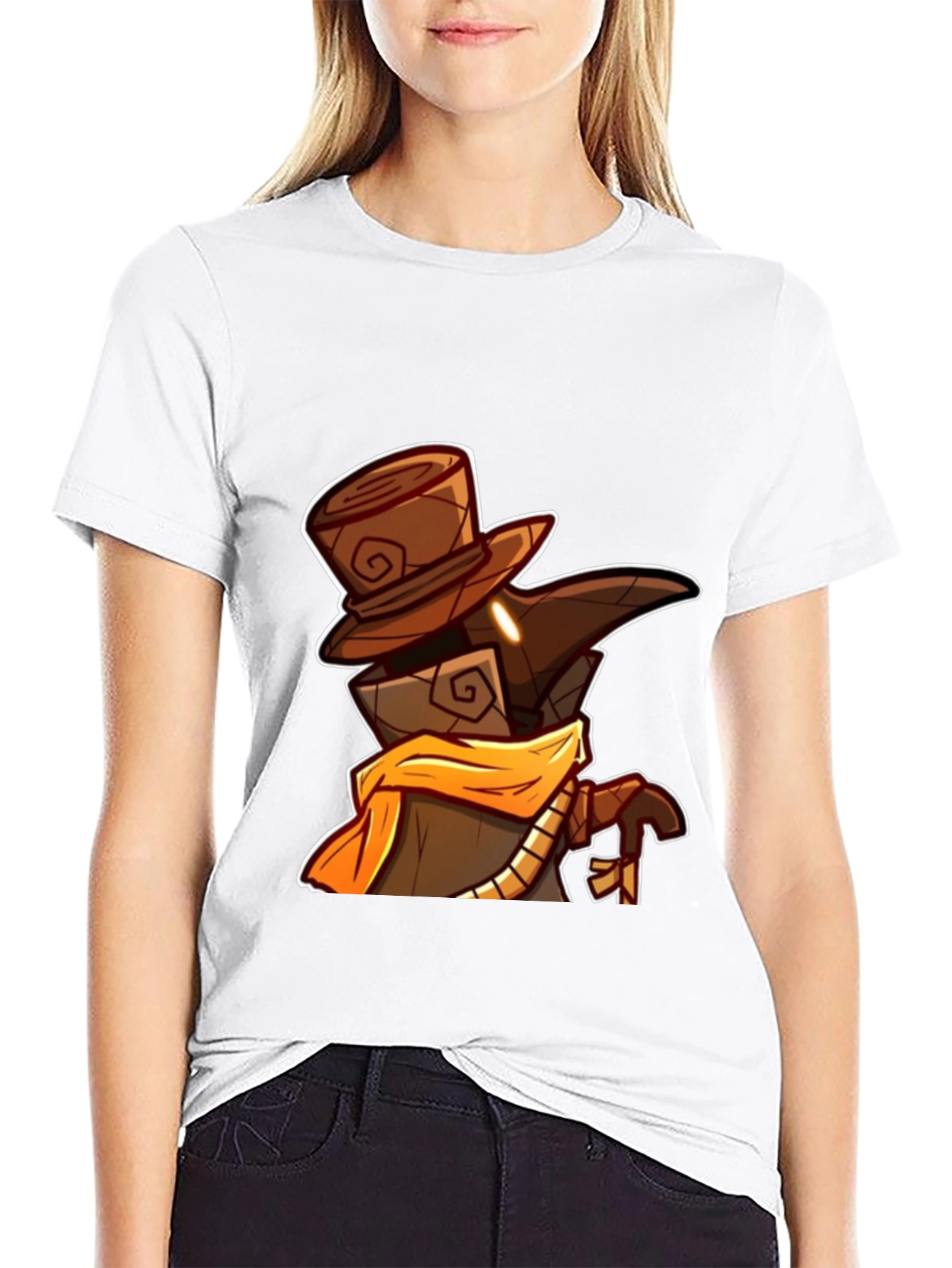 Cartoon Plague Doctor Graphic Tee