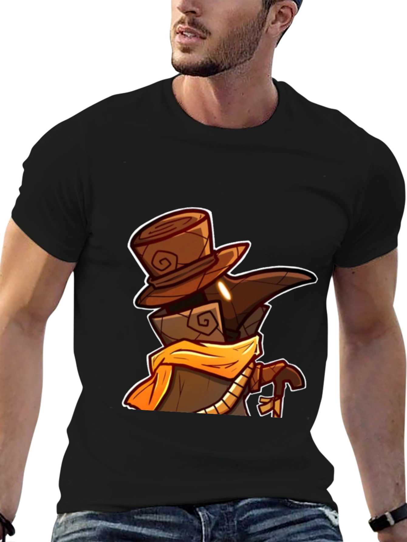 Cartoon Plague Doctor Graphic Tee