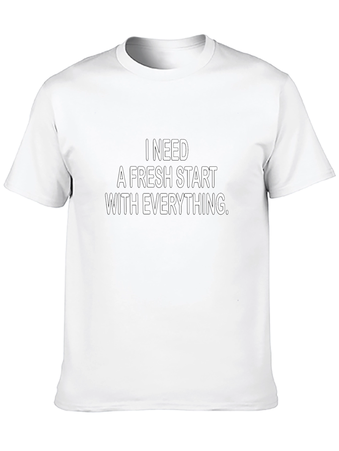 Fresh Start T-Shirt | Mens Black Graphic Tee