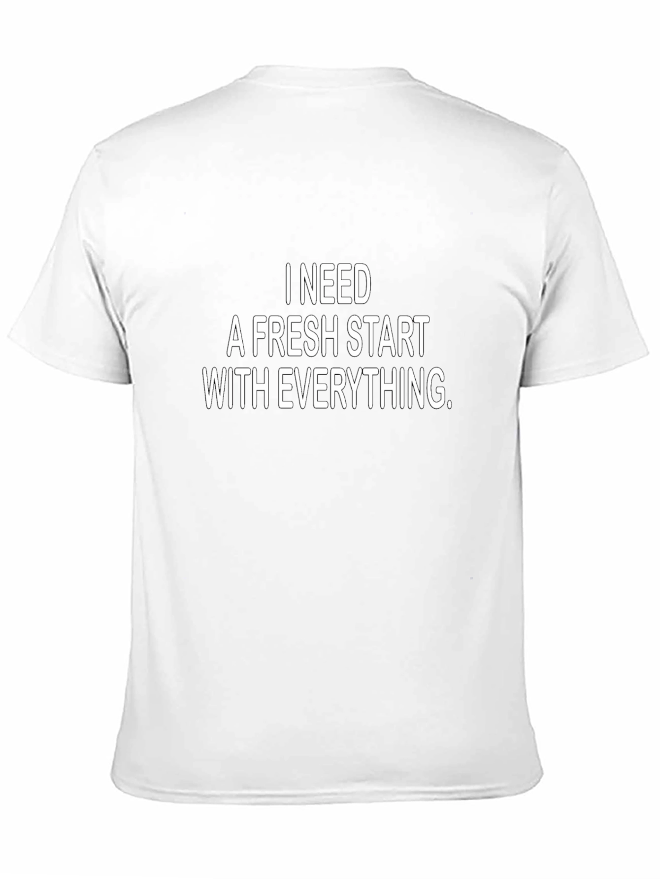 Fresh Start T-Shirt | Mens Black Graphic Tee