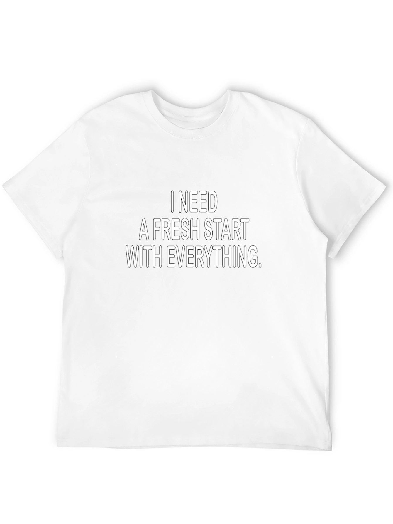 Fresh Start T-Shirt | Mens Black Graphic Tee