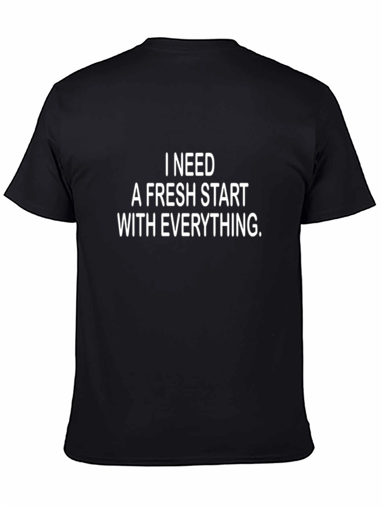 Fresh Start T-Shirt | Mens Black Graphic Tee