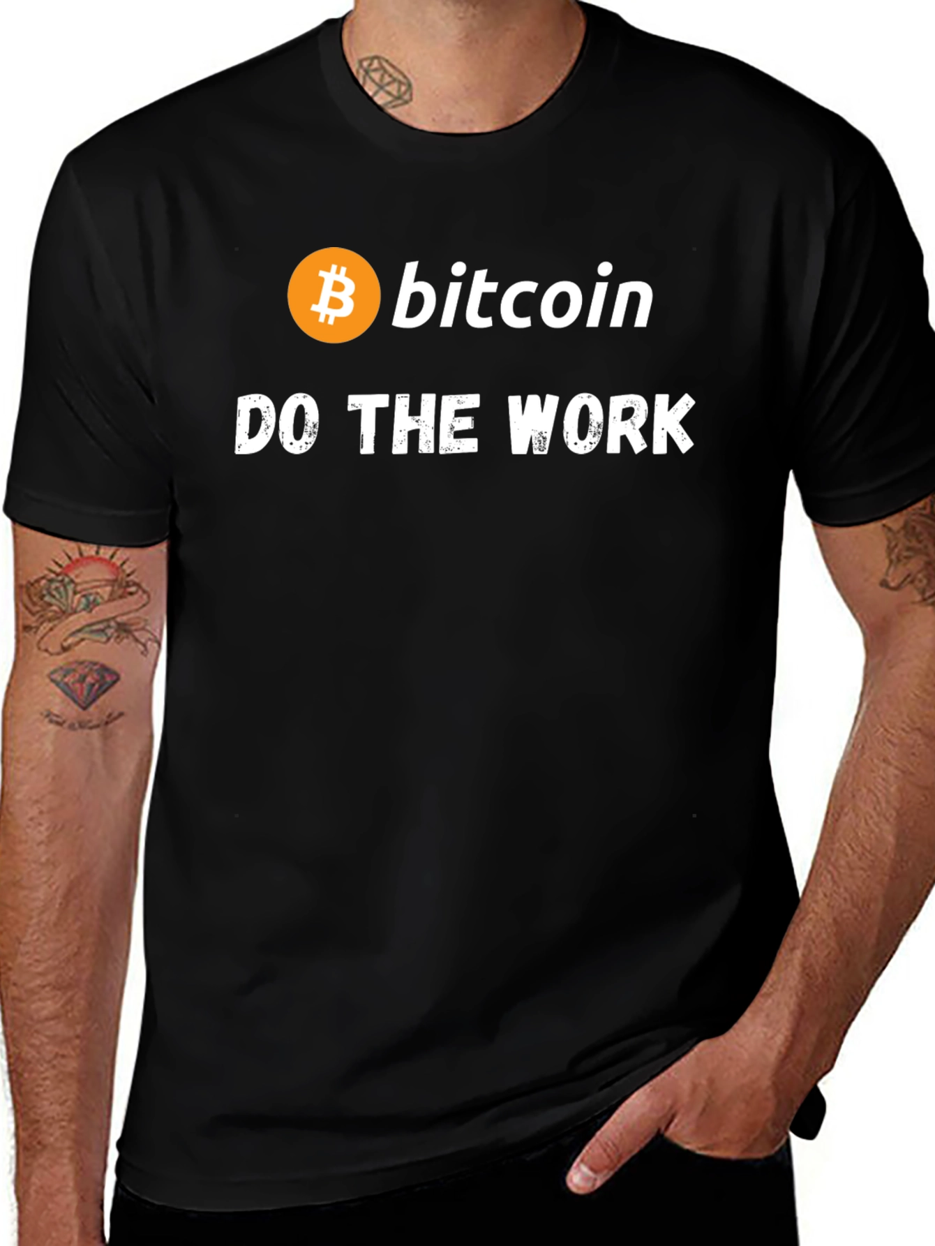 Bitcoin Crypto T-Shirt - Do The Work