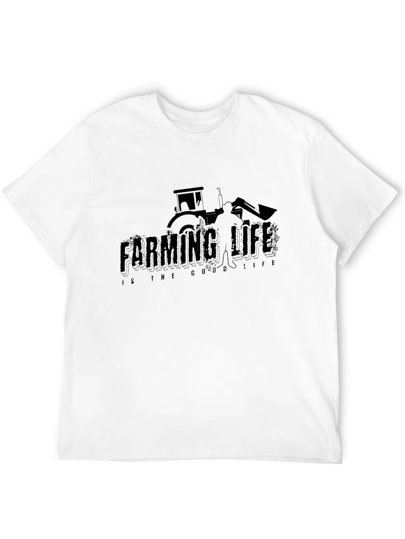 Farming Life T-Shirt - Black