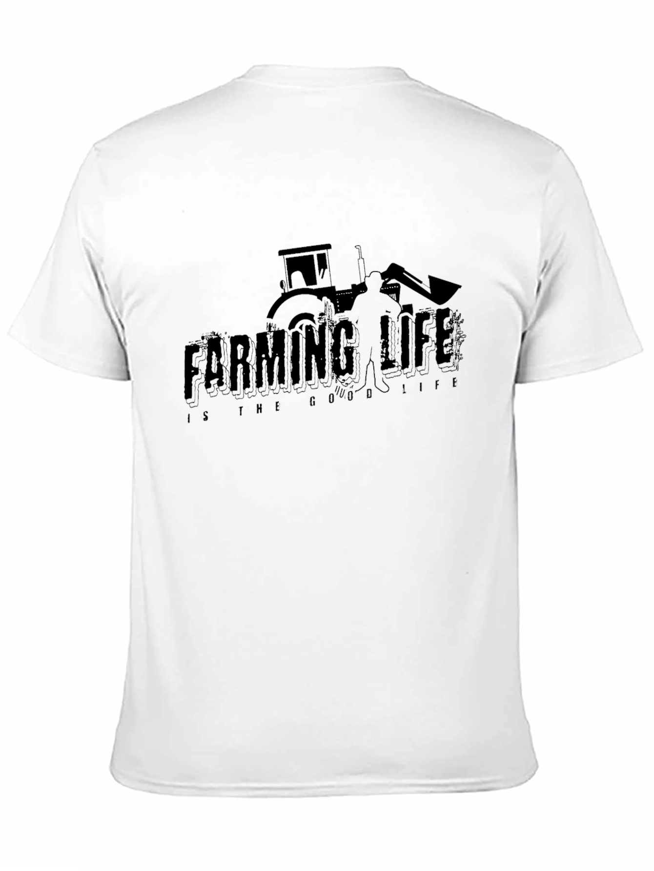 Farming Life T-Shirt - Black