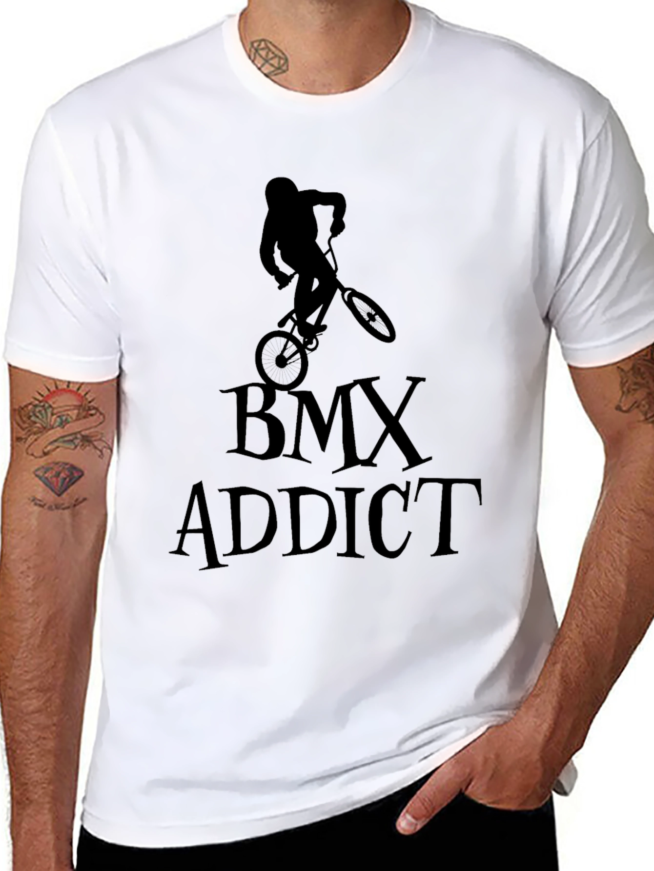 BMX Addict Black T-Shirt